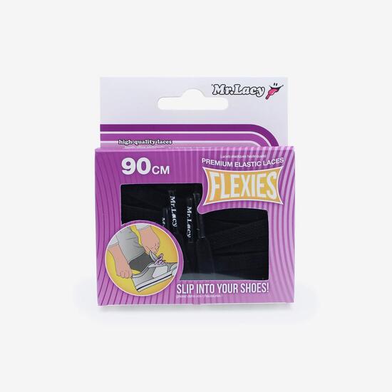 Lacets élastiques noir 90 cm lifestyle ultraconfortables unisexe