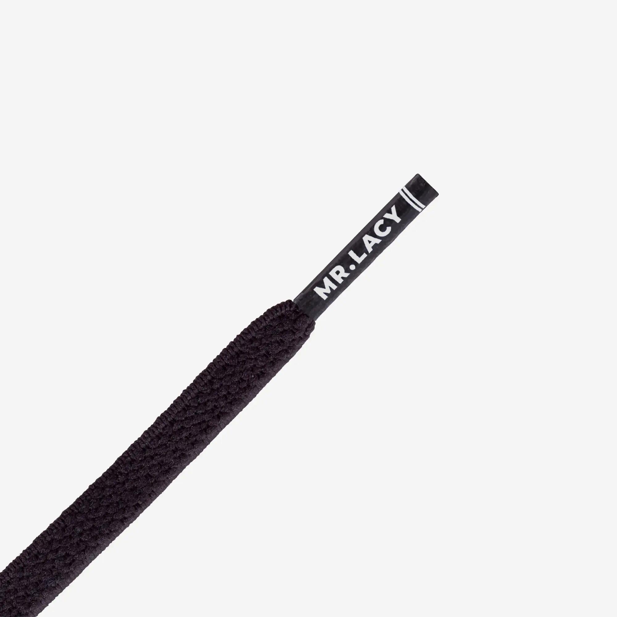 Lacets élastiques noir 90 cm lifestyle ultraconfortables unisexe 3/3