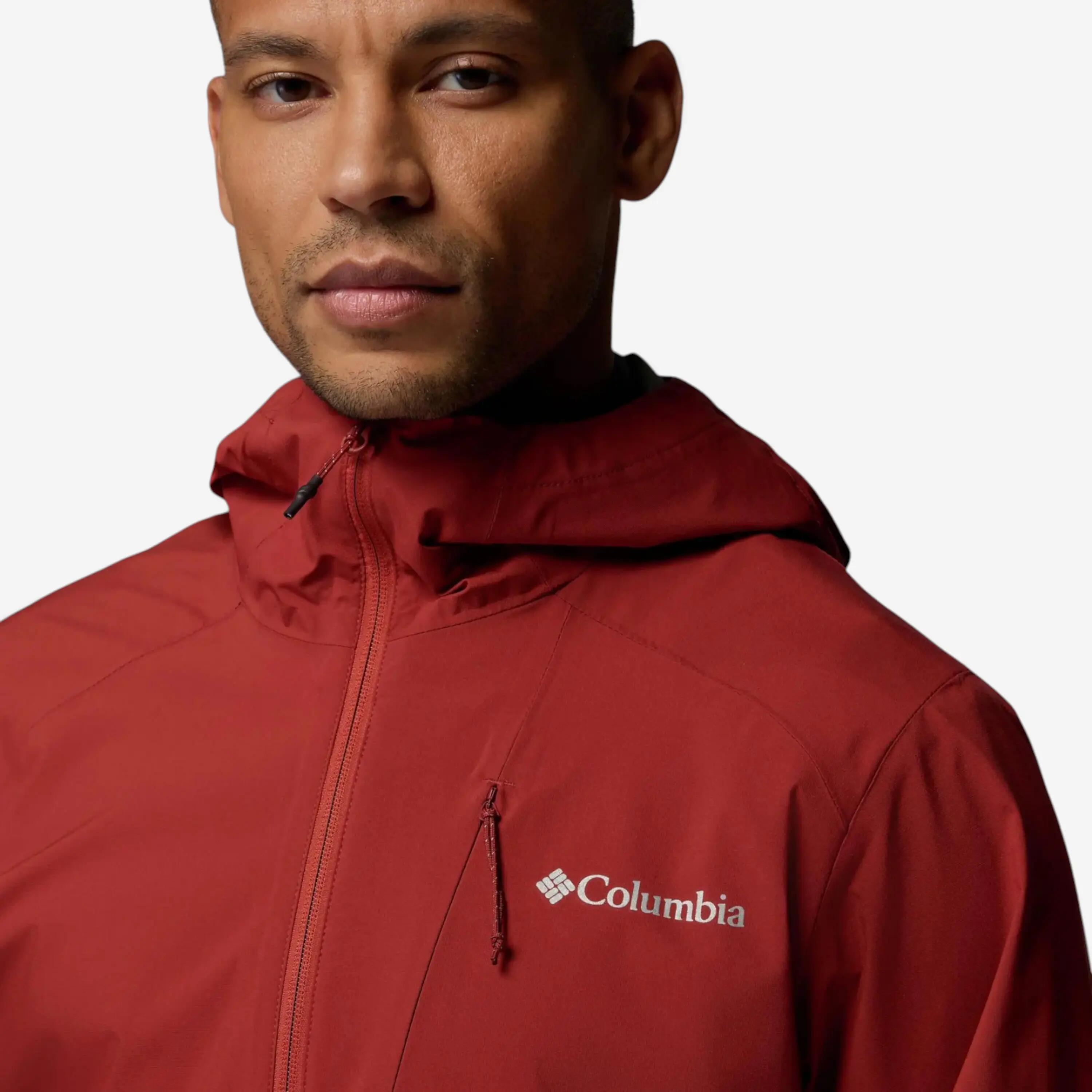 Columbia Trailborne Men’s Red Waterproof Jacket 2/13