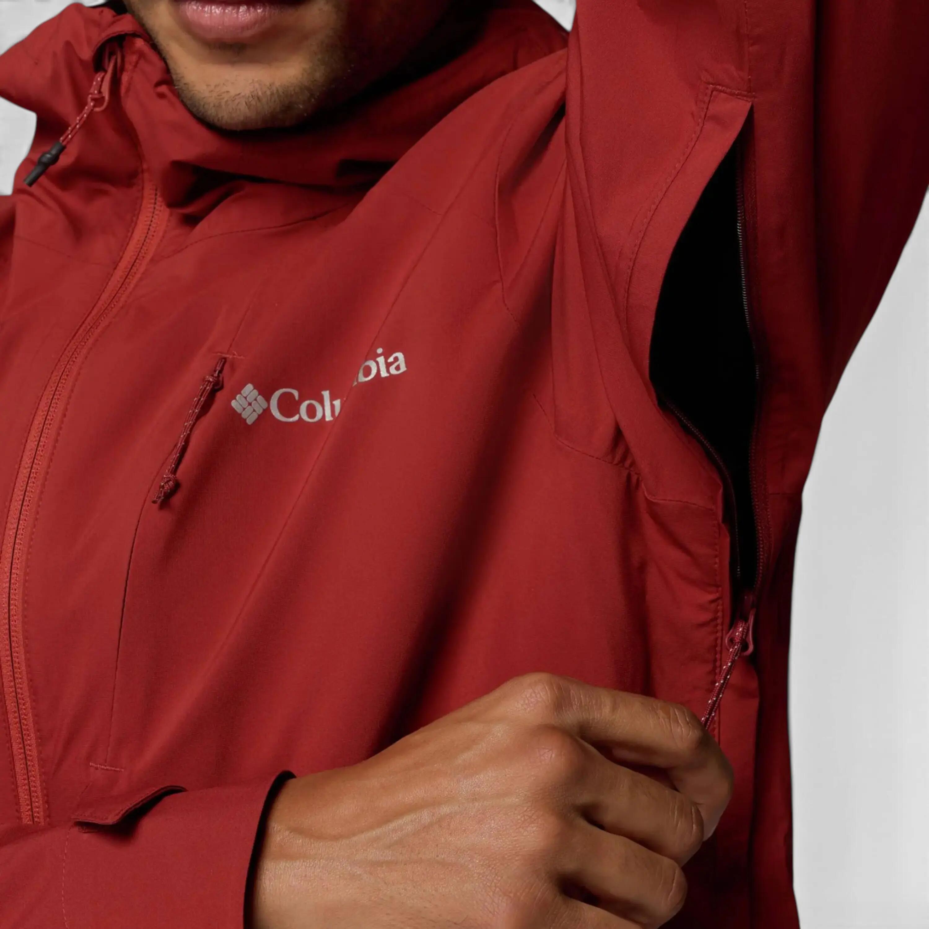 Columbia Trailborne Men’s Red Waterproof Jacket 10/13