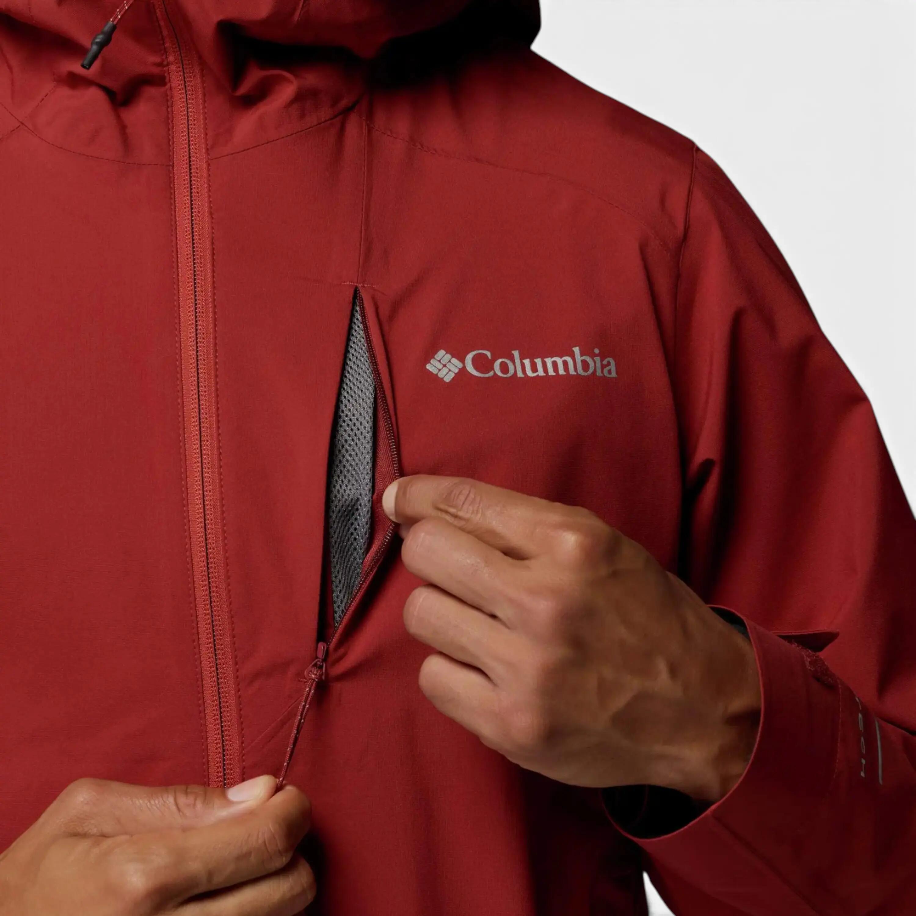 Columbia Trailborne Men’s Red Waterproof Jacket 11/13