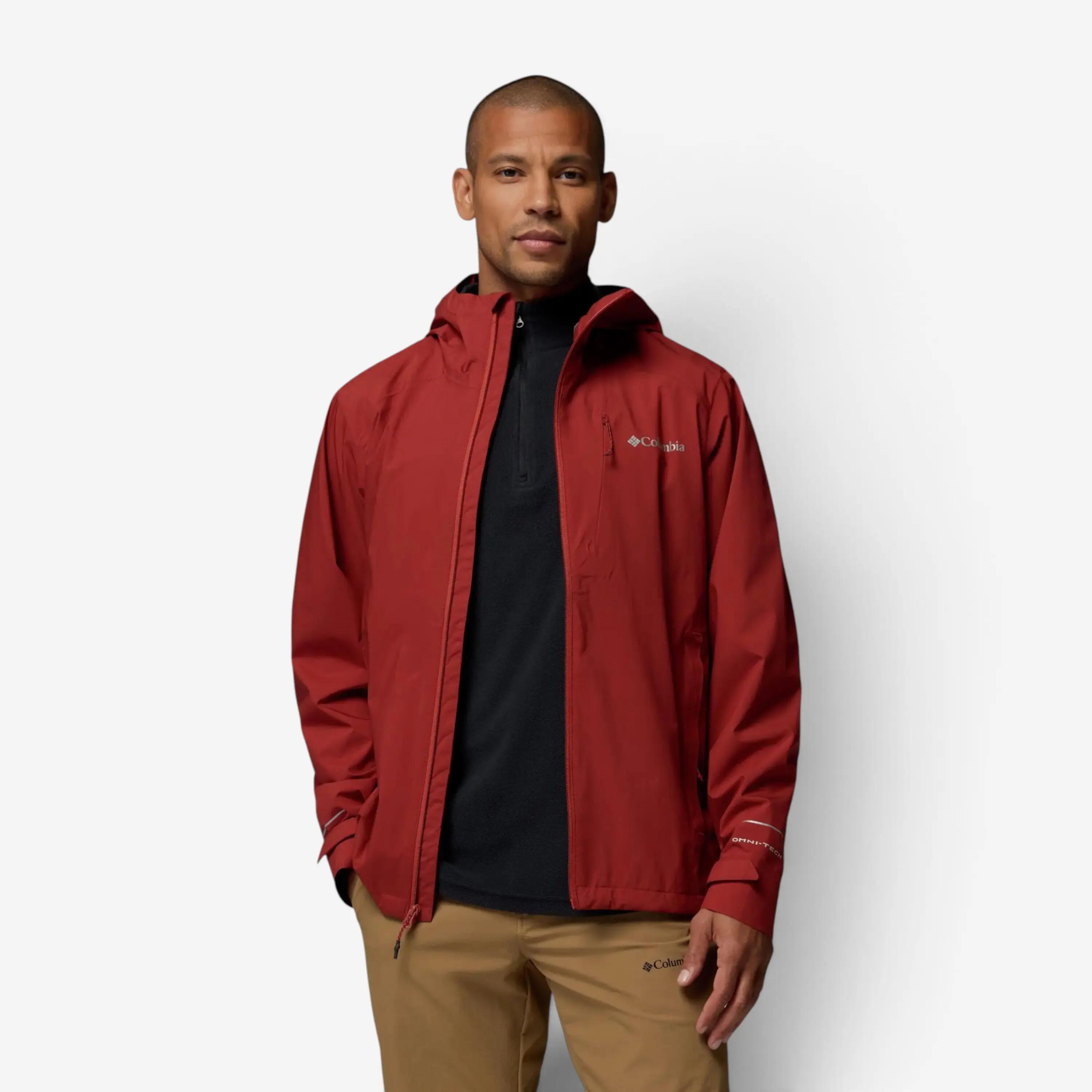 Columbia Trailborne Men’s Red Waterproof Jacket 13/13