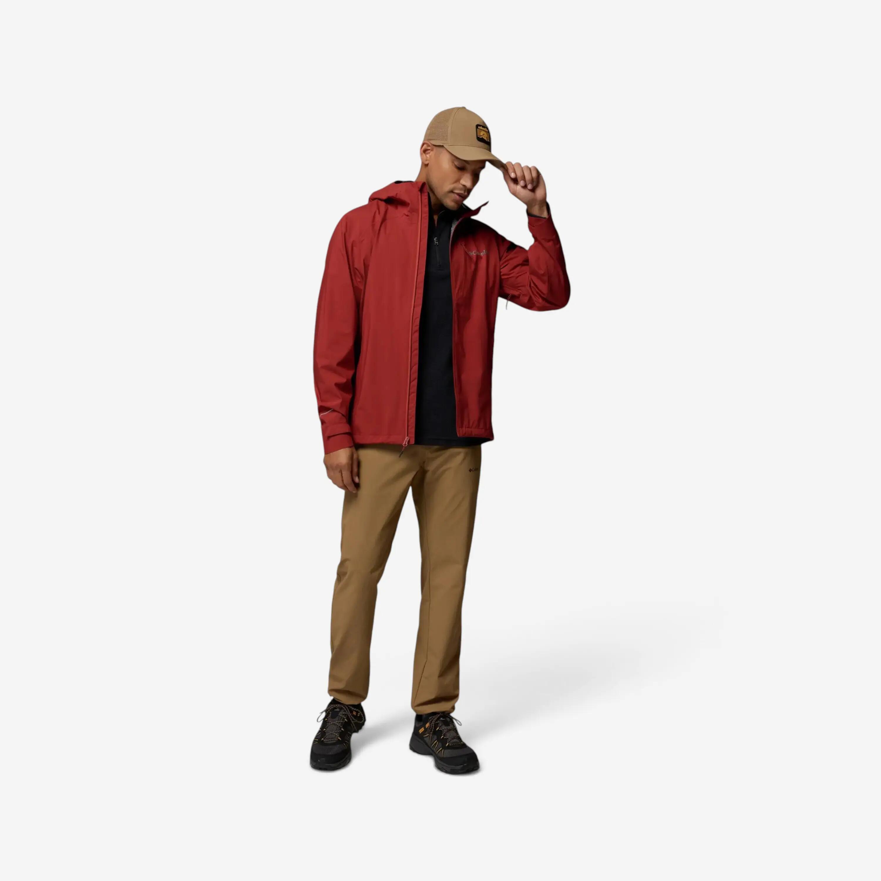 Columbia Trailborne Men’s Red Waterproof Jacket 4/13