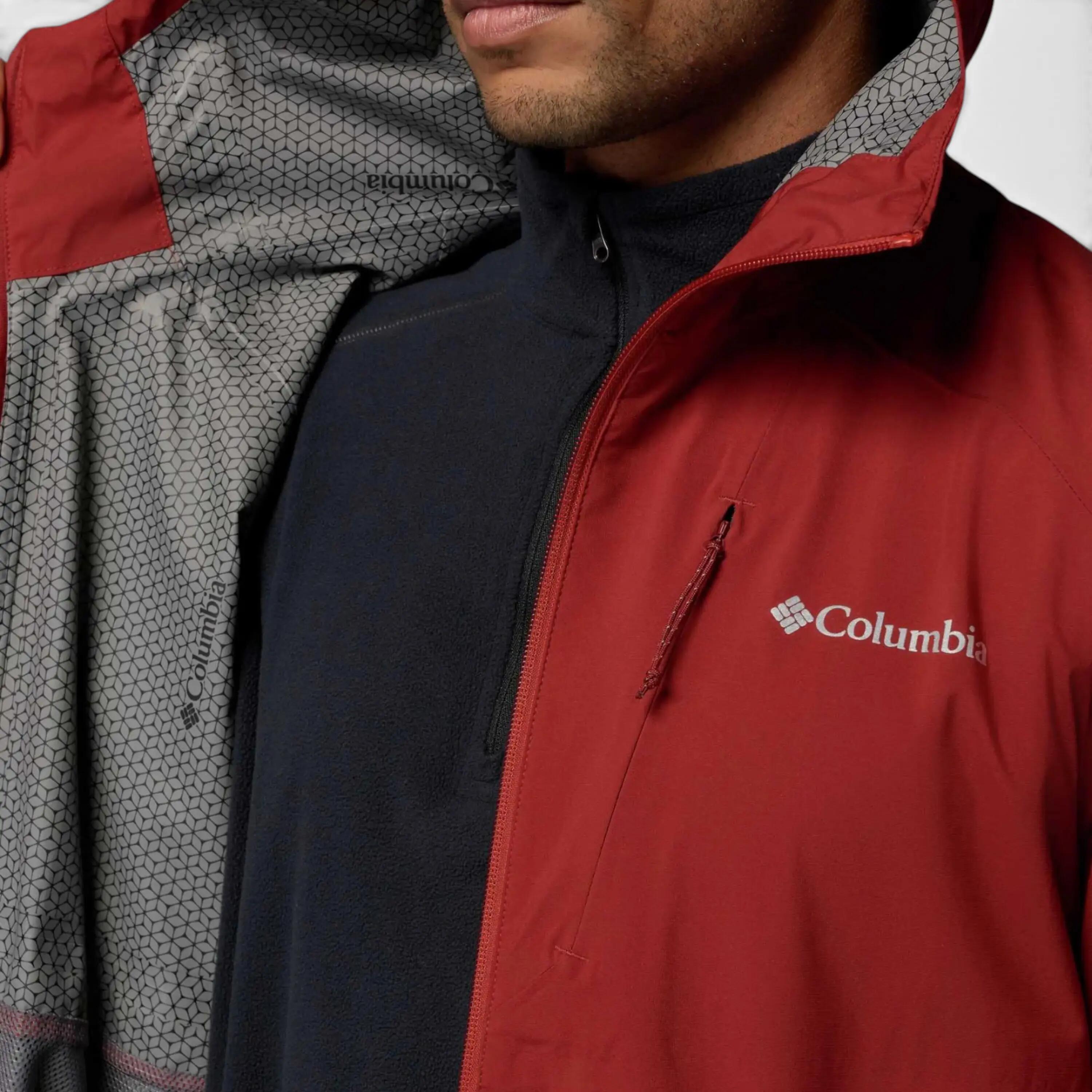 Columbia Trailborne Men’s Red Waterproof Jacket 7/13