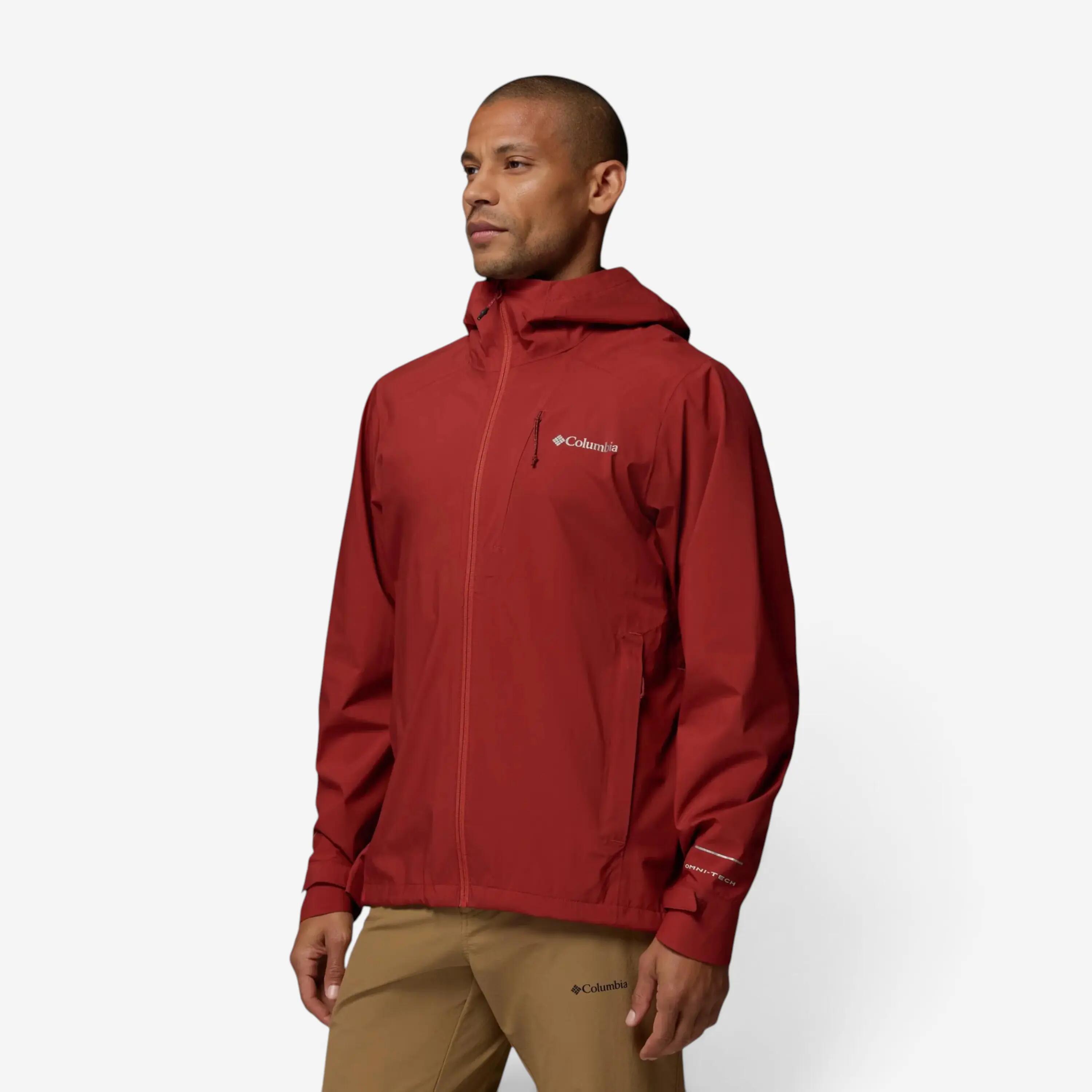 Columbia Trailborne Men’s Red Waterproof Jacket 6/13