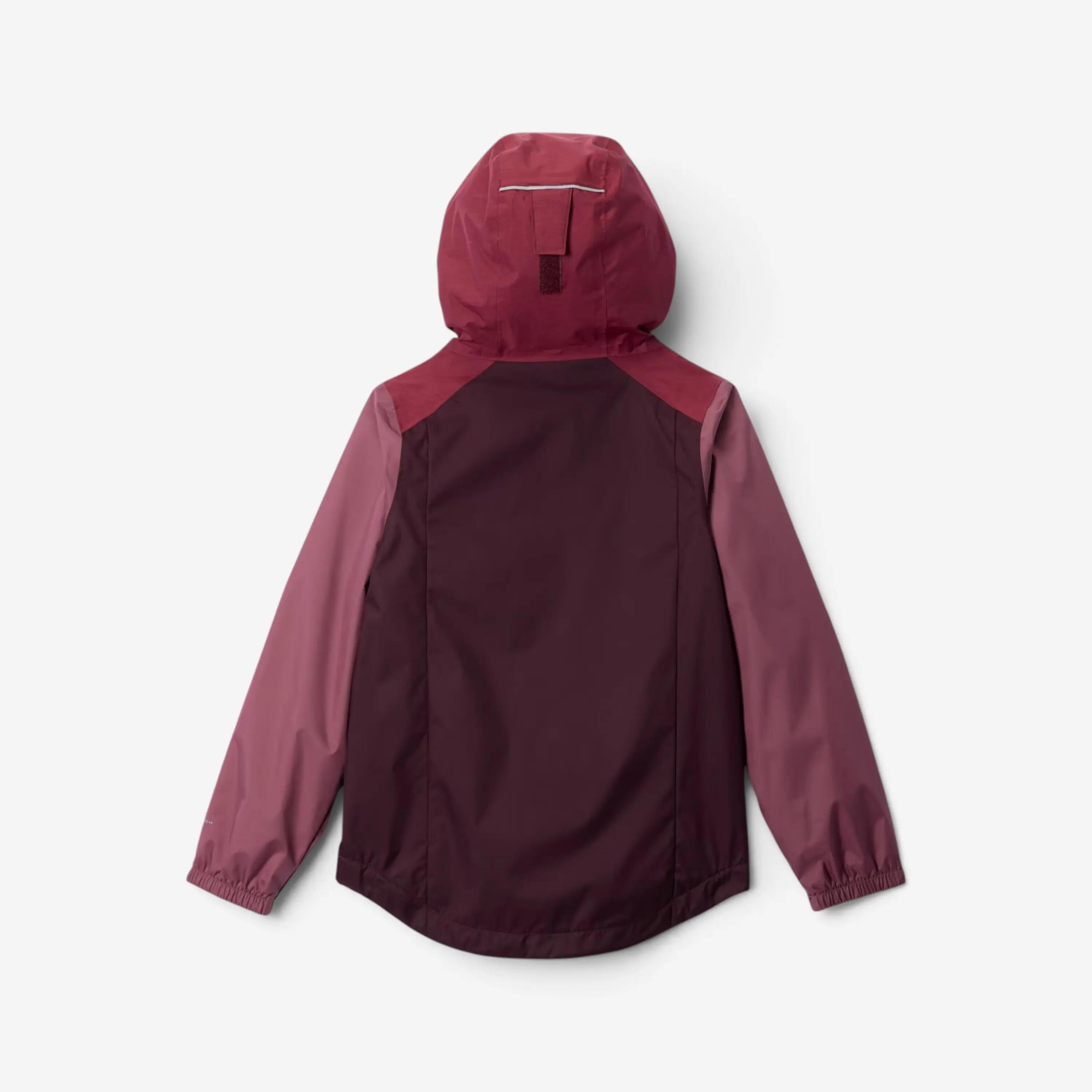 Wasserdichte Kinderjacke Columbia Rainy Trail, Mauve 2/3