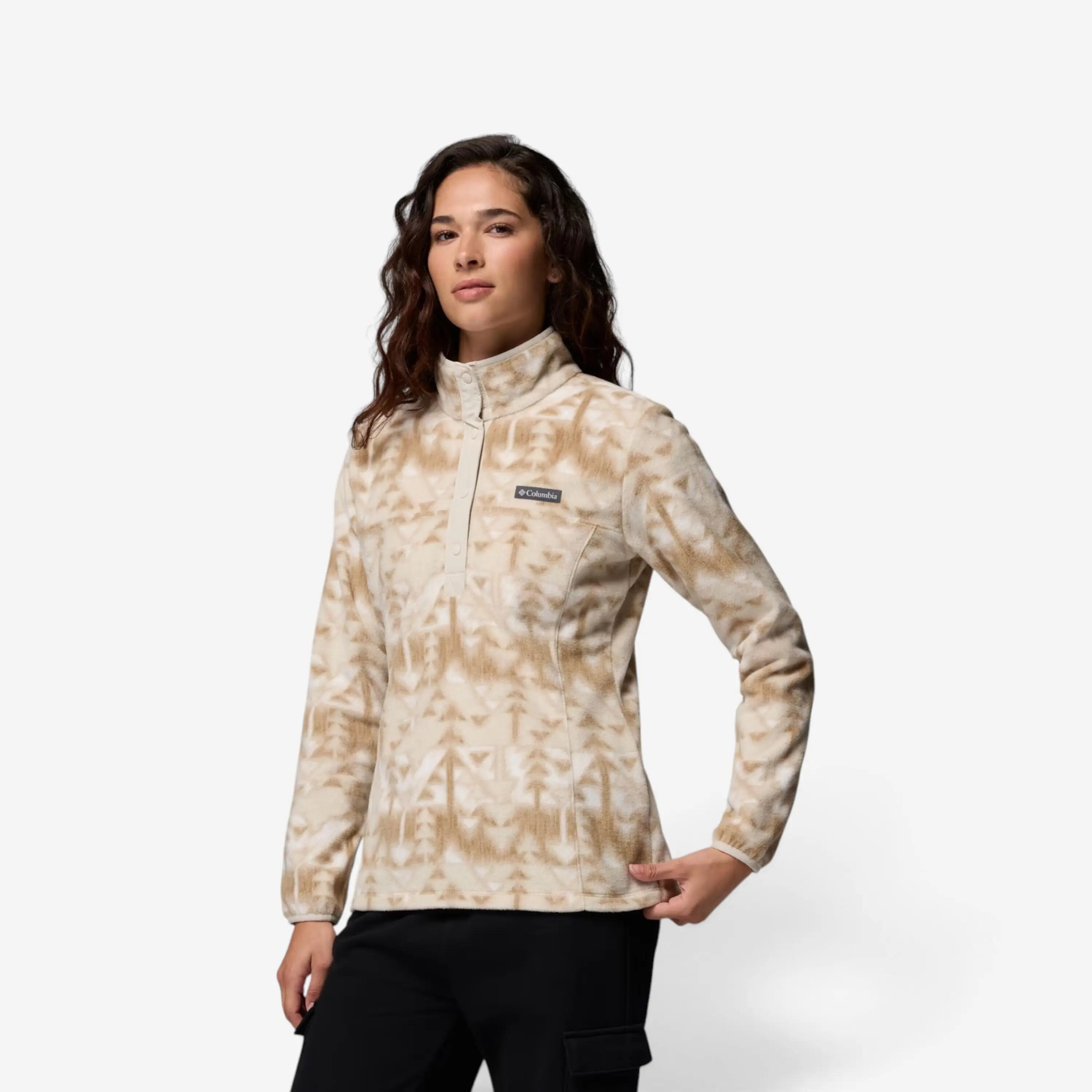 Fleecepullover Columbia Benton 1/2 Zip Damen, Beige 4/5