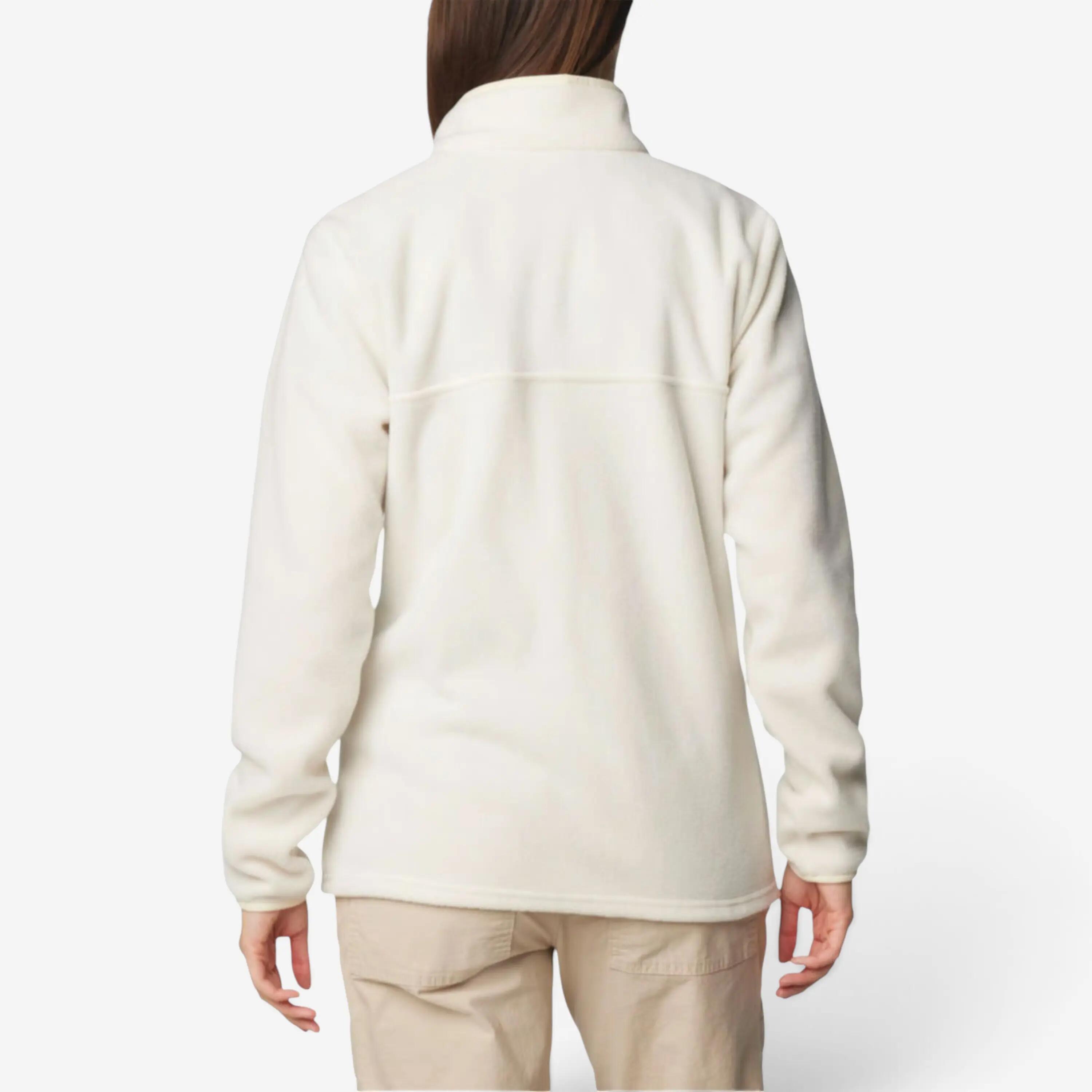 Fleecepullover Columbia Benton 1/2 Zip Damen, Weiss/Caramel 3/5