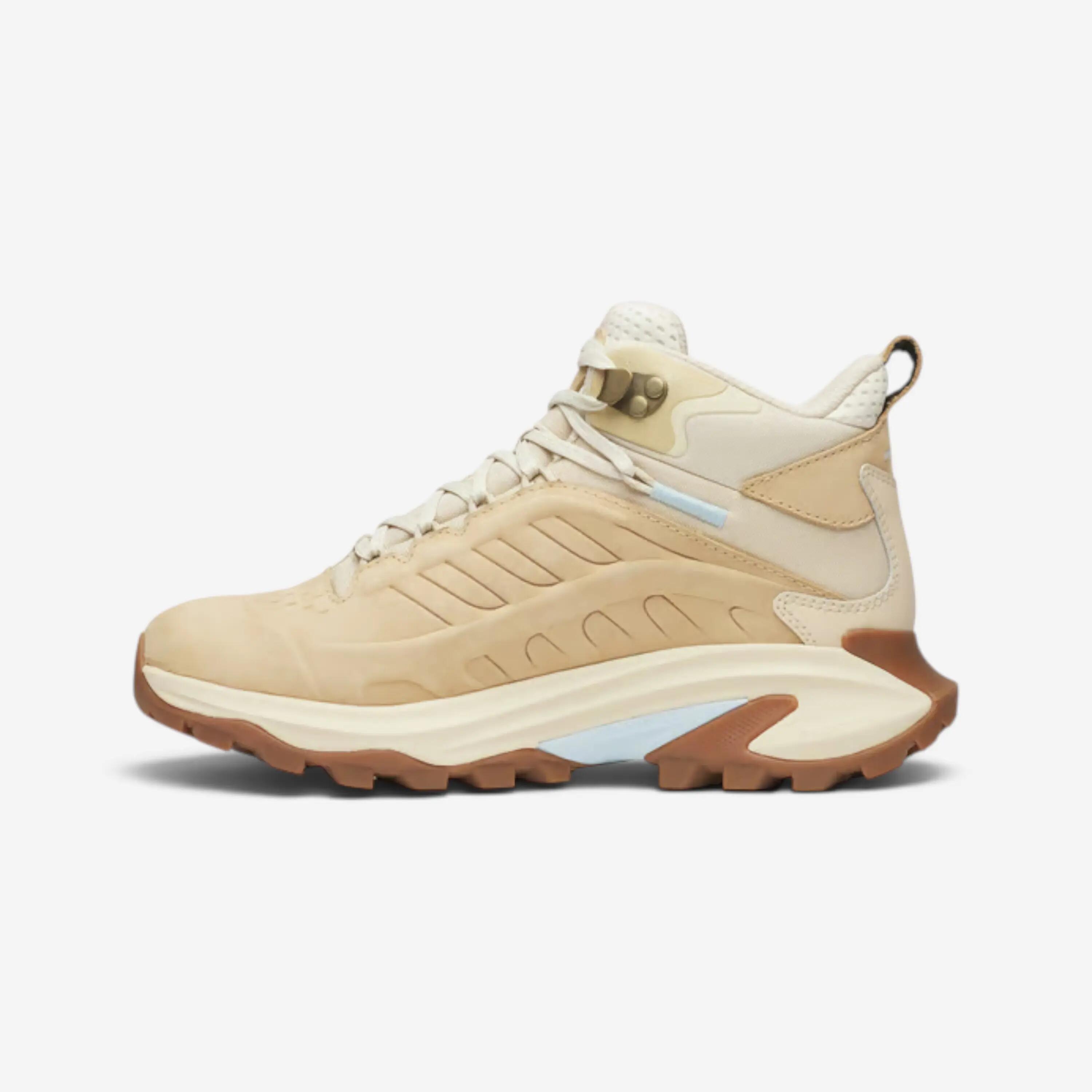 Chaussures de randonnée Merrell Moab Speed 2 LTR Mid  WP Latte en cuir 6/6
