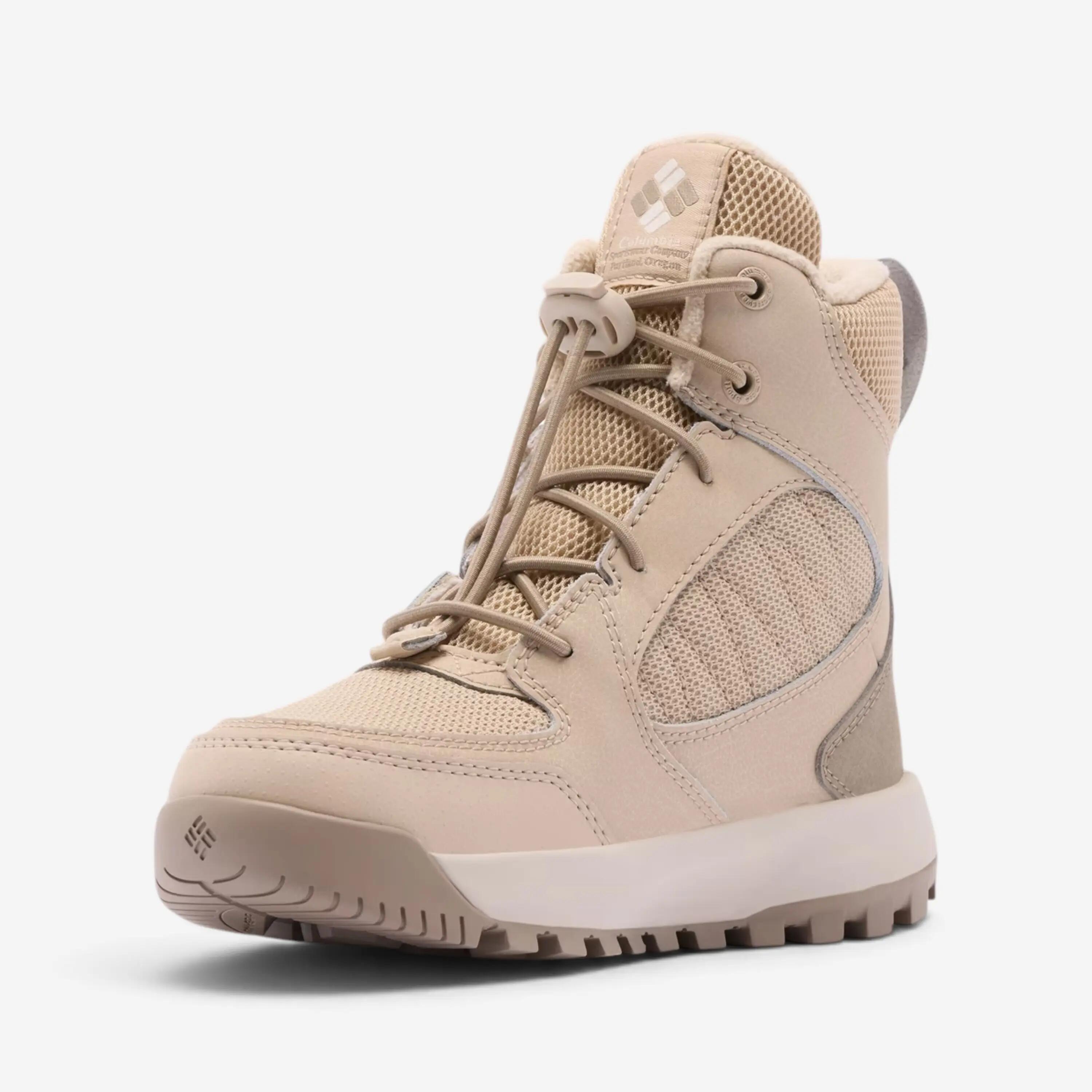Chaussures chaud Columbia Portlander beige fille 7/9