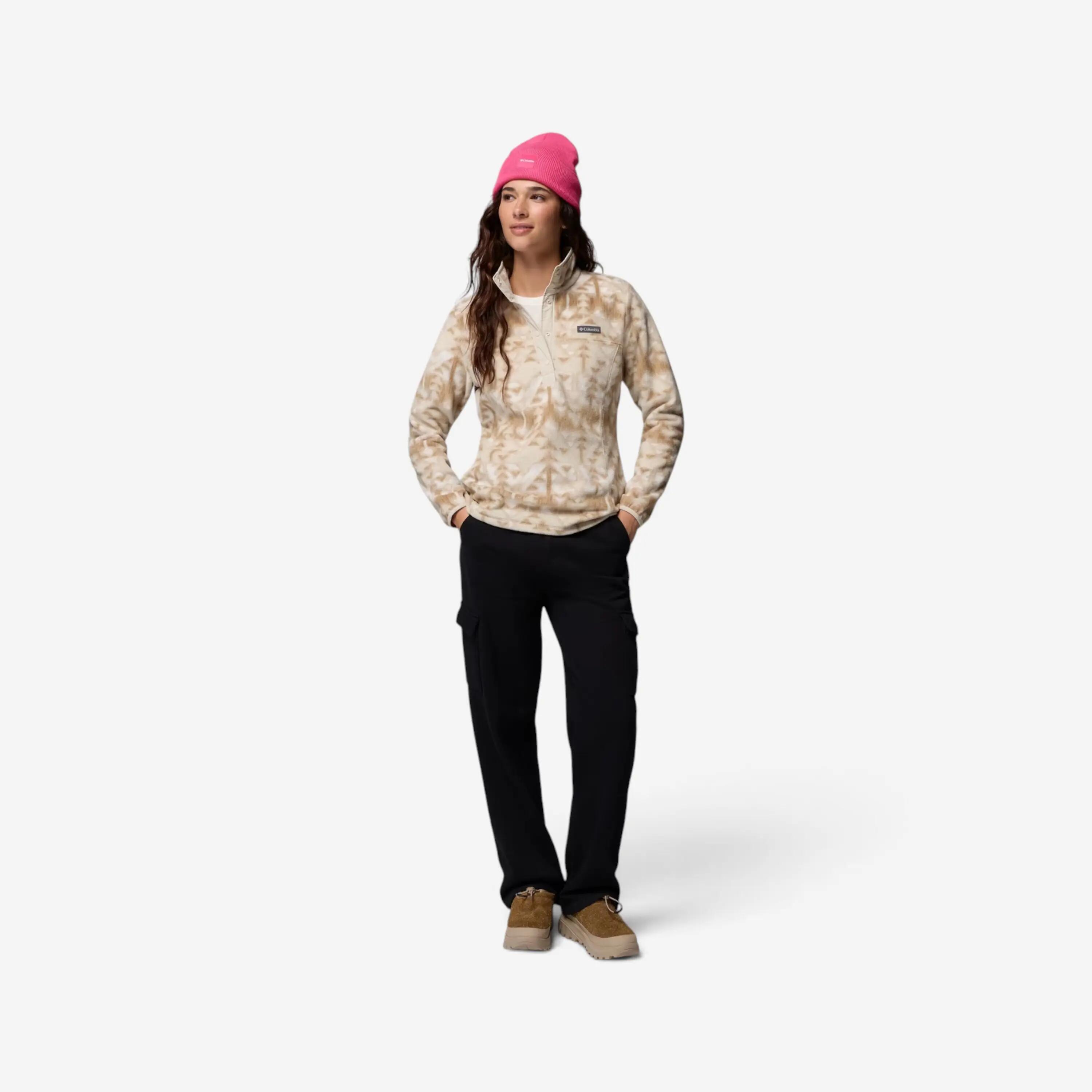 Fleecepullover Columbia Benton 1/2 Zip Damen, Beige 2/5