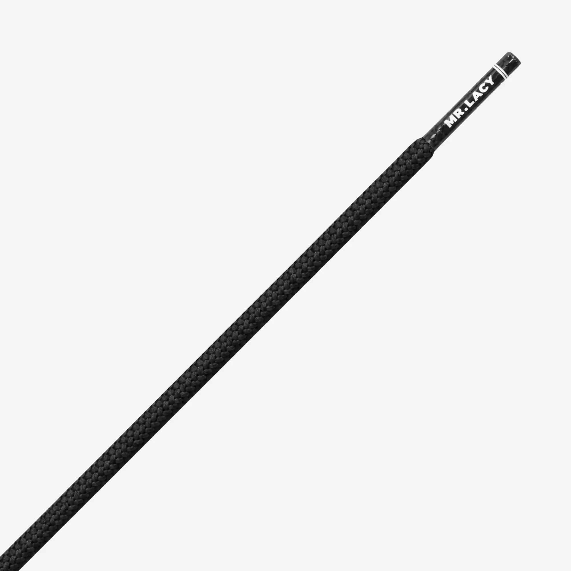 Lacets Ronds Noir 120 cm lifestyle ultra résistants unisexe 3/3