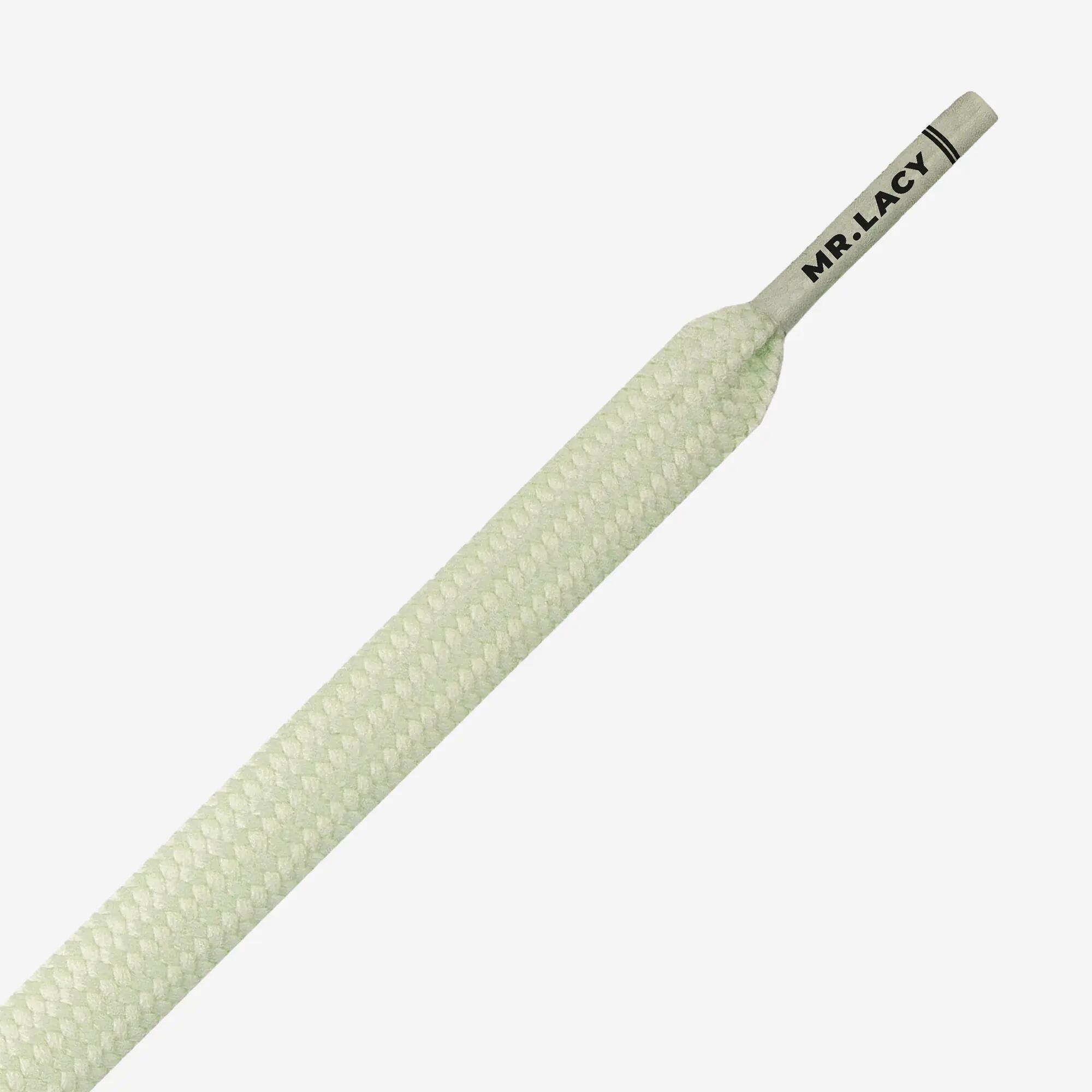 Lacets plats lifestyle premium unisexe, Flatties vert pastel 3/3