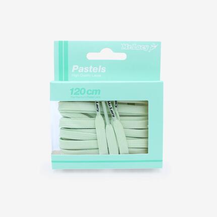 Lacets plats lifestyle premium unisexe, Flatties vert pastel