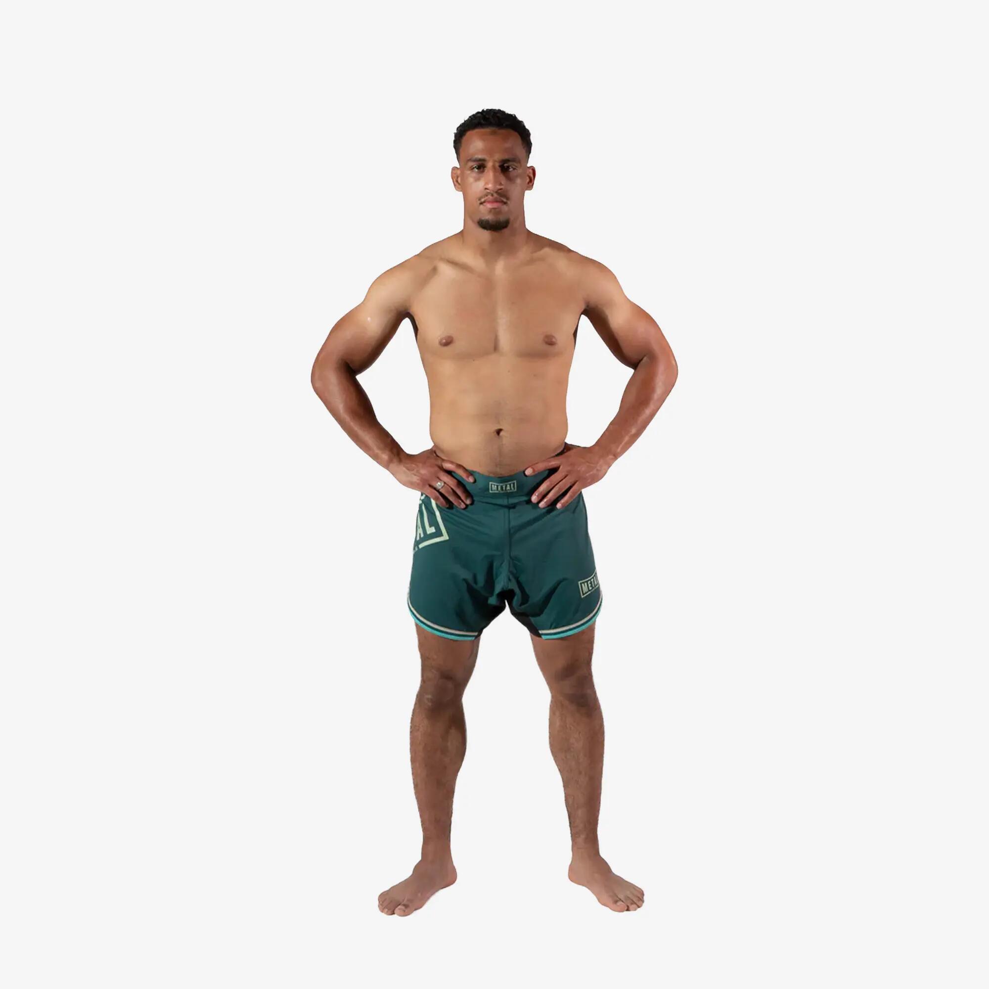 Short de Boxe Deep Water Adulte vert 3/4