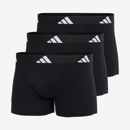Boxer Court Lot de 3 Homme Active Flex Cotton Noir