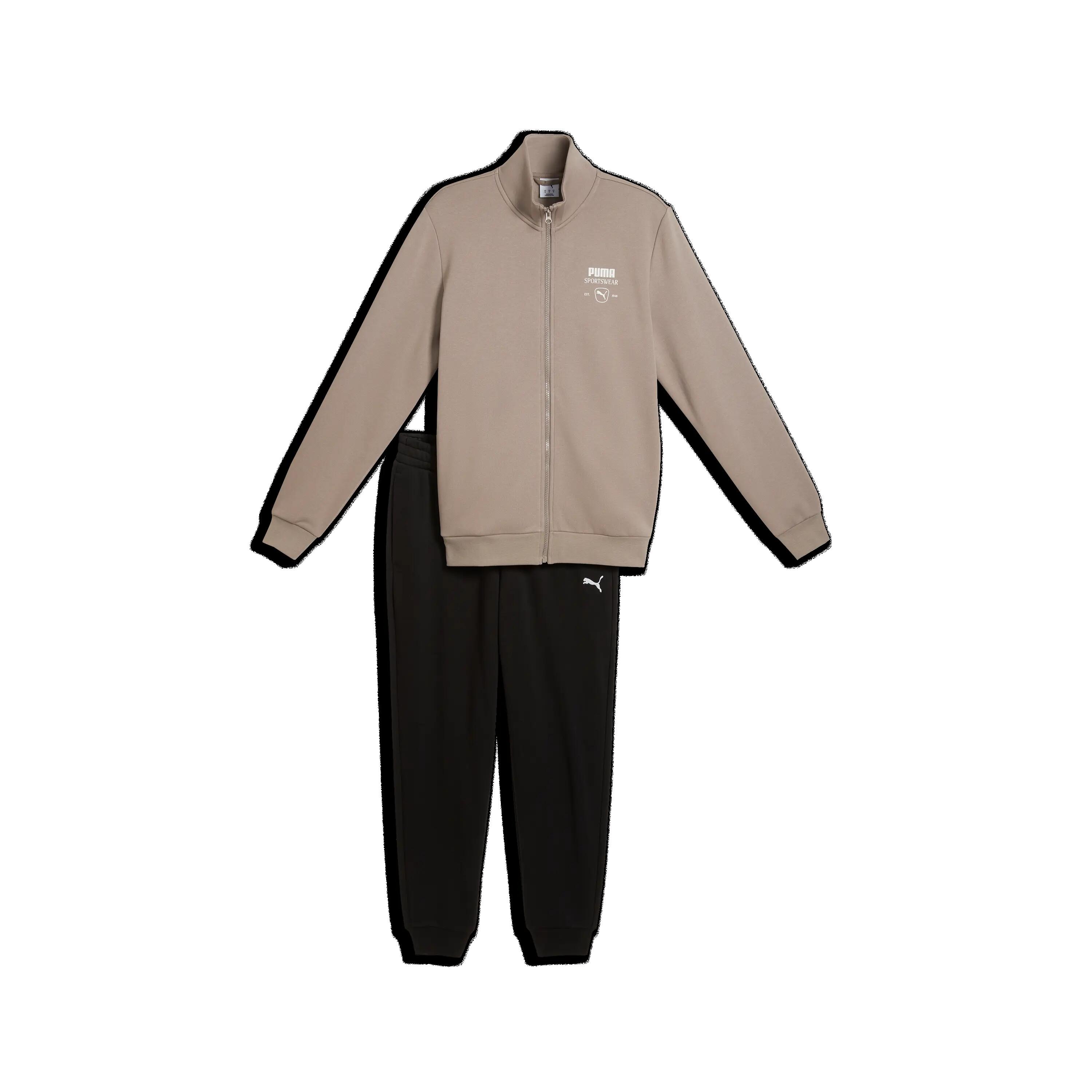 TUTA PUMA UOMO NERO GRIGIA 4/4