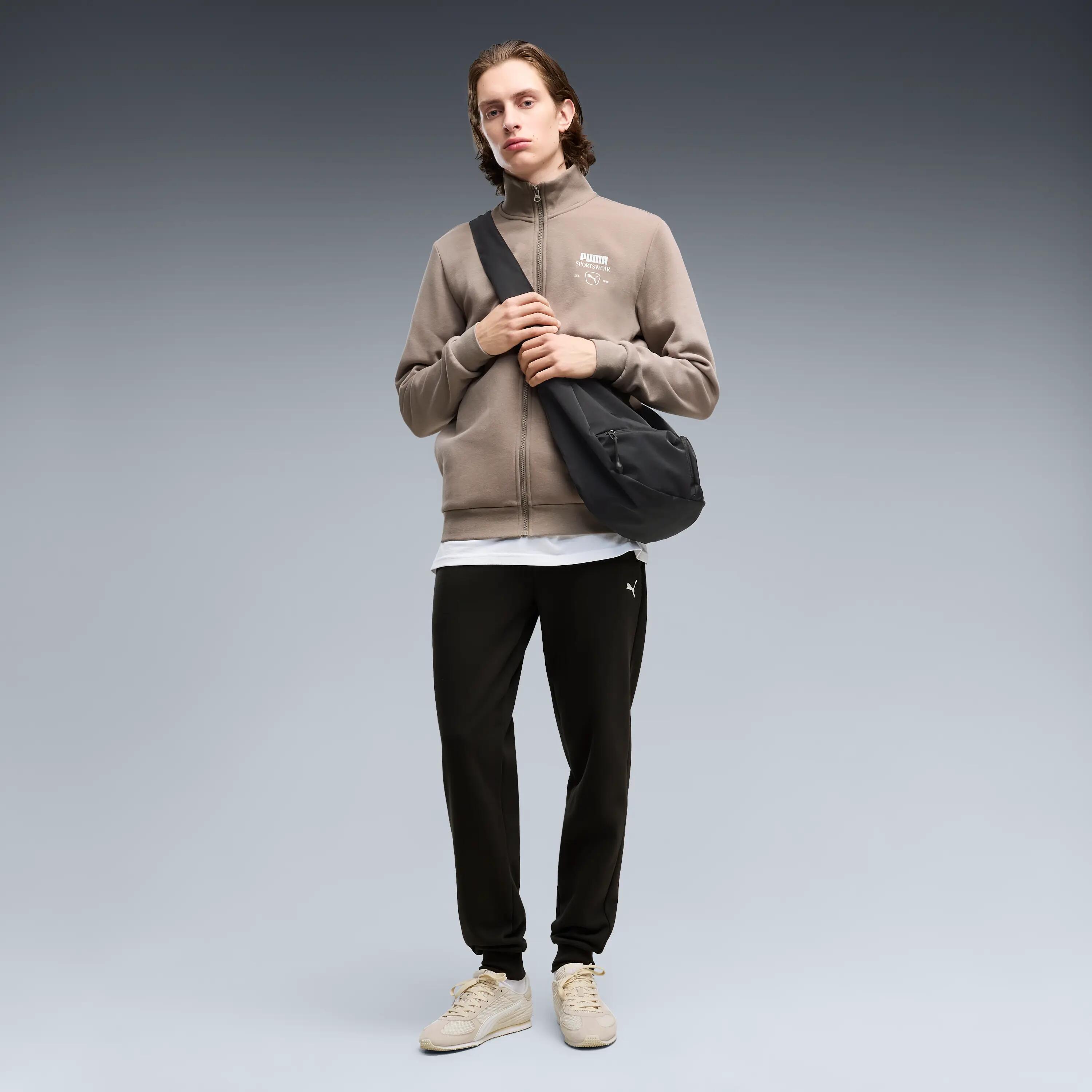 TUTA PUMA UOMO NERO GRIGIA 1/4