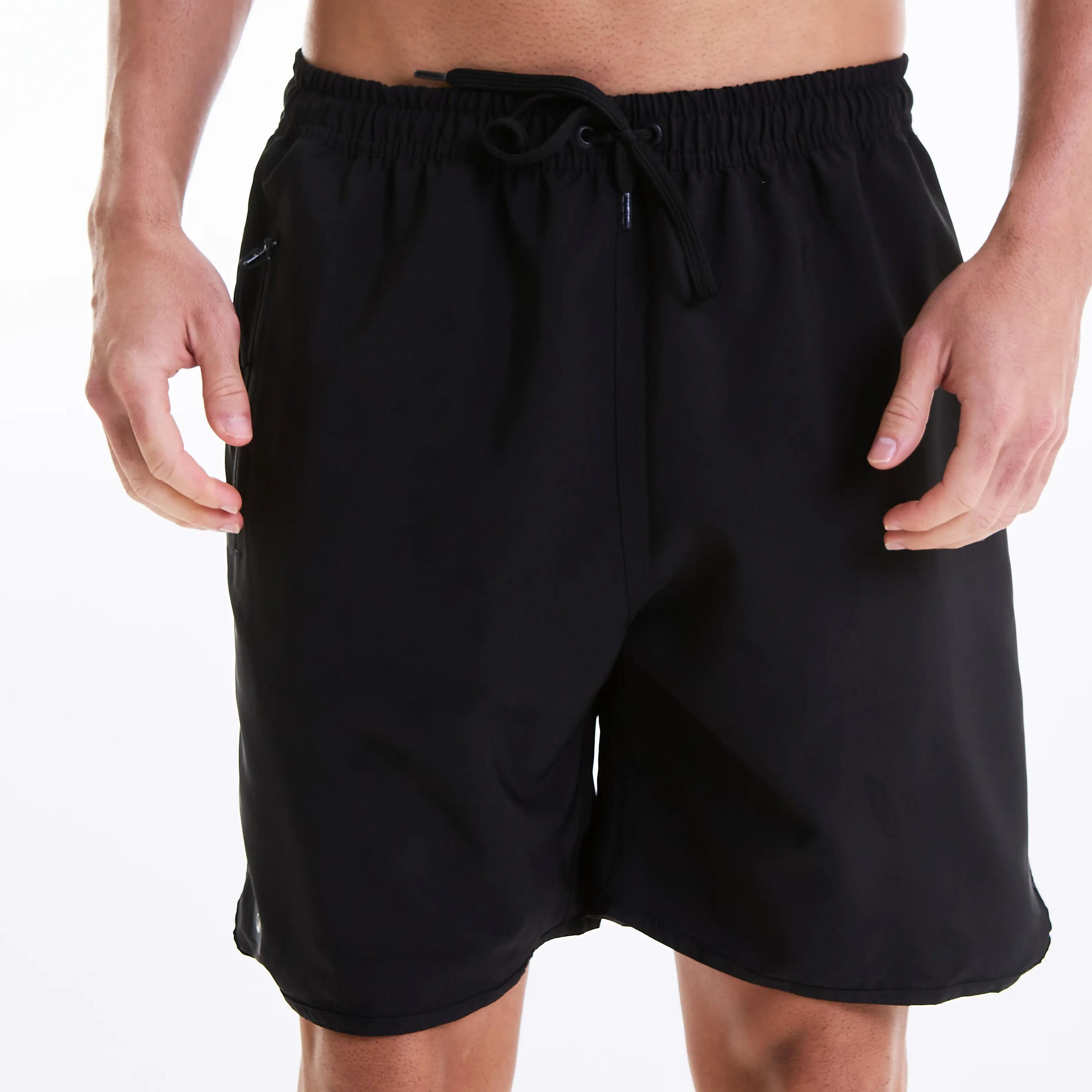 Pantaloneta de Surf Tribord Hombre Negro Bolsillo Cremallera 2/6