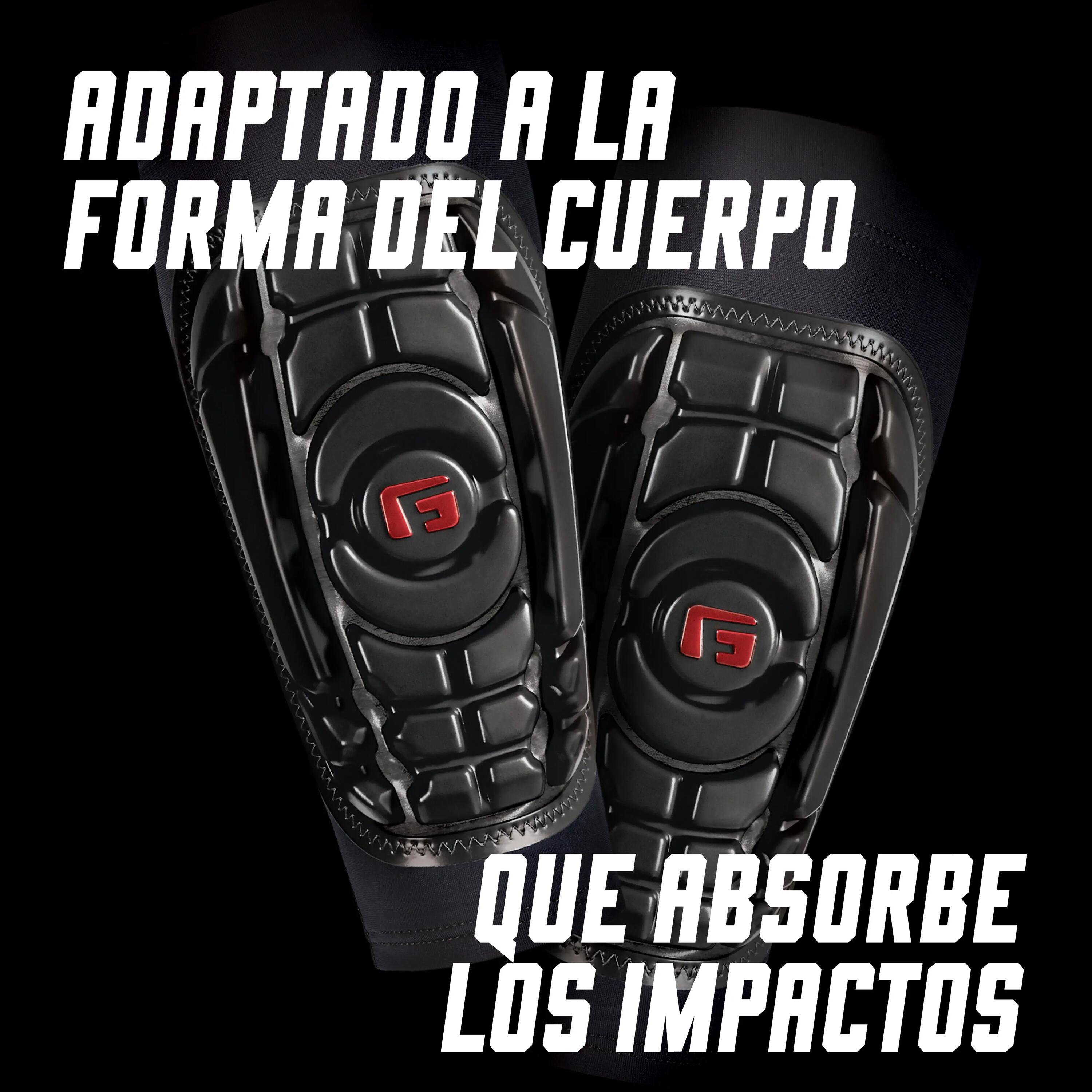Espinillera Fútbol GFORM PRO S COMPACT Adulto Negro 4/6