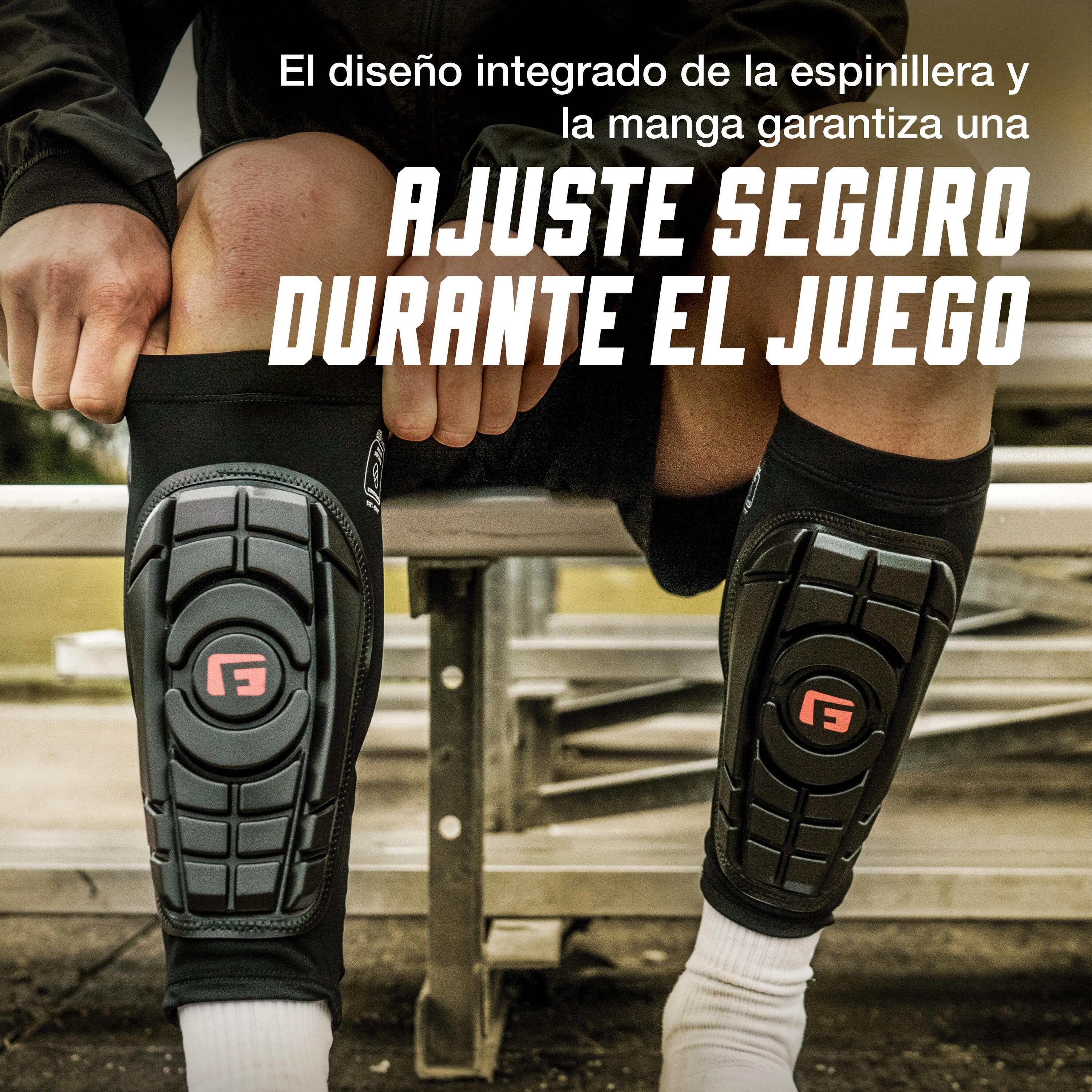 Espinillera Fútbol GFORM PRO S COMPACT Adulto Negro 2/6