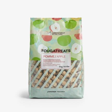 Friandises équitation cheval - fougatreat naturelle 3 kg pomme