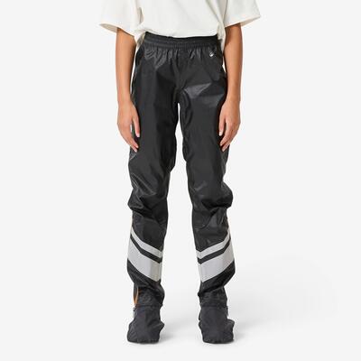 Sovrapantaloni impermeabili con copriscarpe ciclismo donna 540 neri