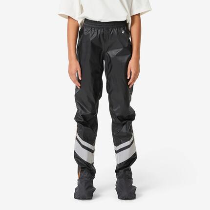 SURPANTALON PLUIE VELO VILLE AVEC COUVRE-CHAUSSURES INTEGREES 540 FEMME NOIR