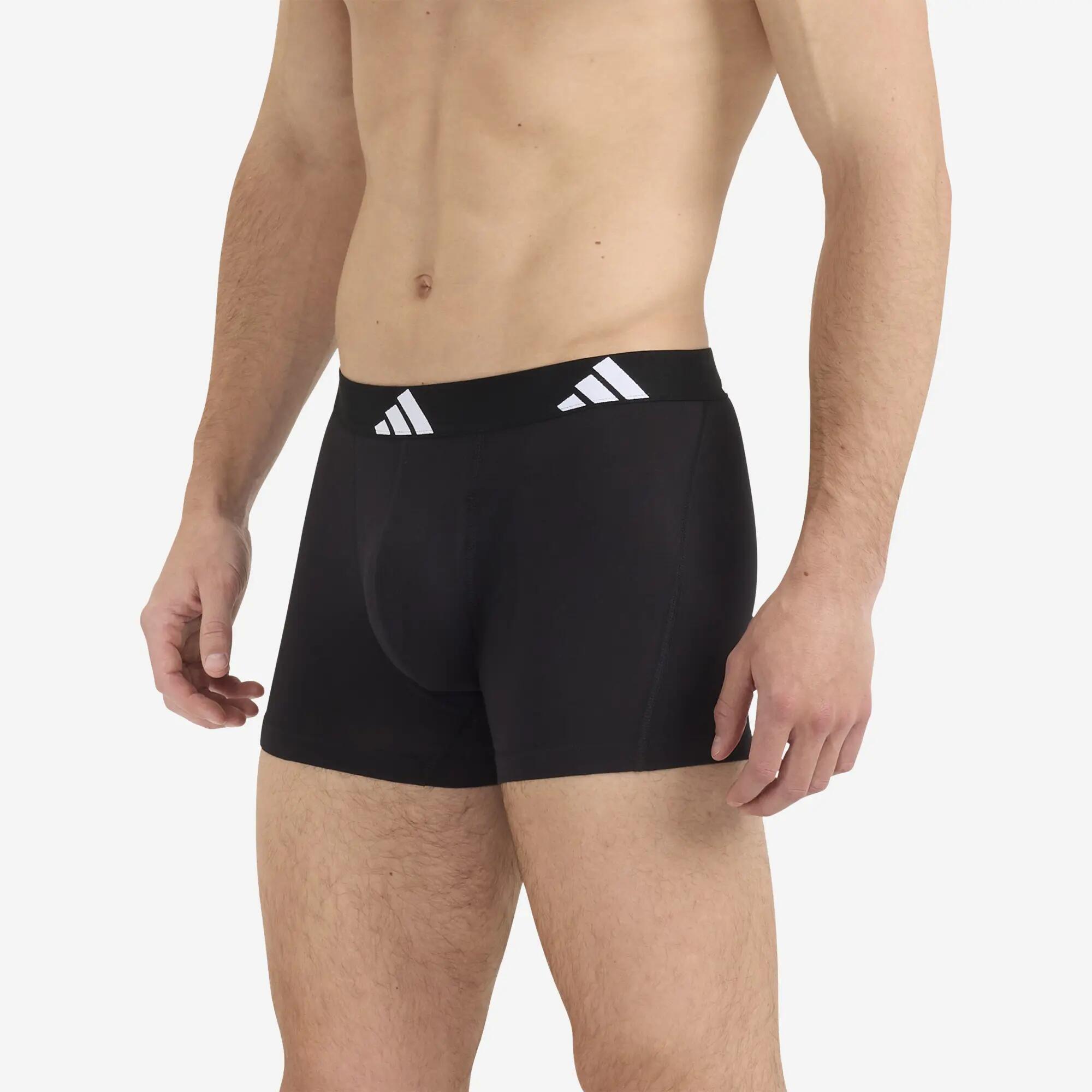 Boxer Court Lot de 3 Homme Active Flex Cotton Noir 3/4