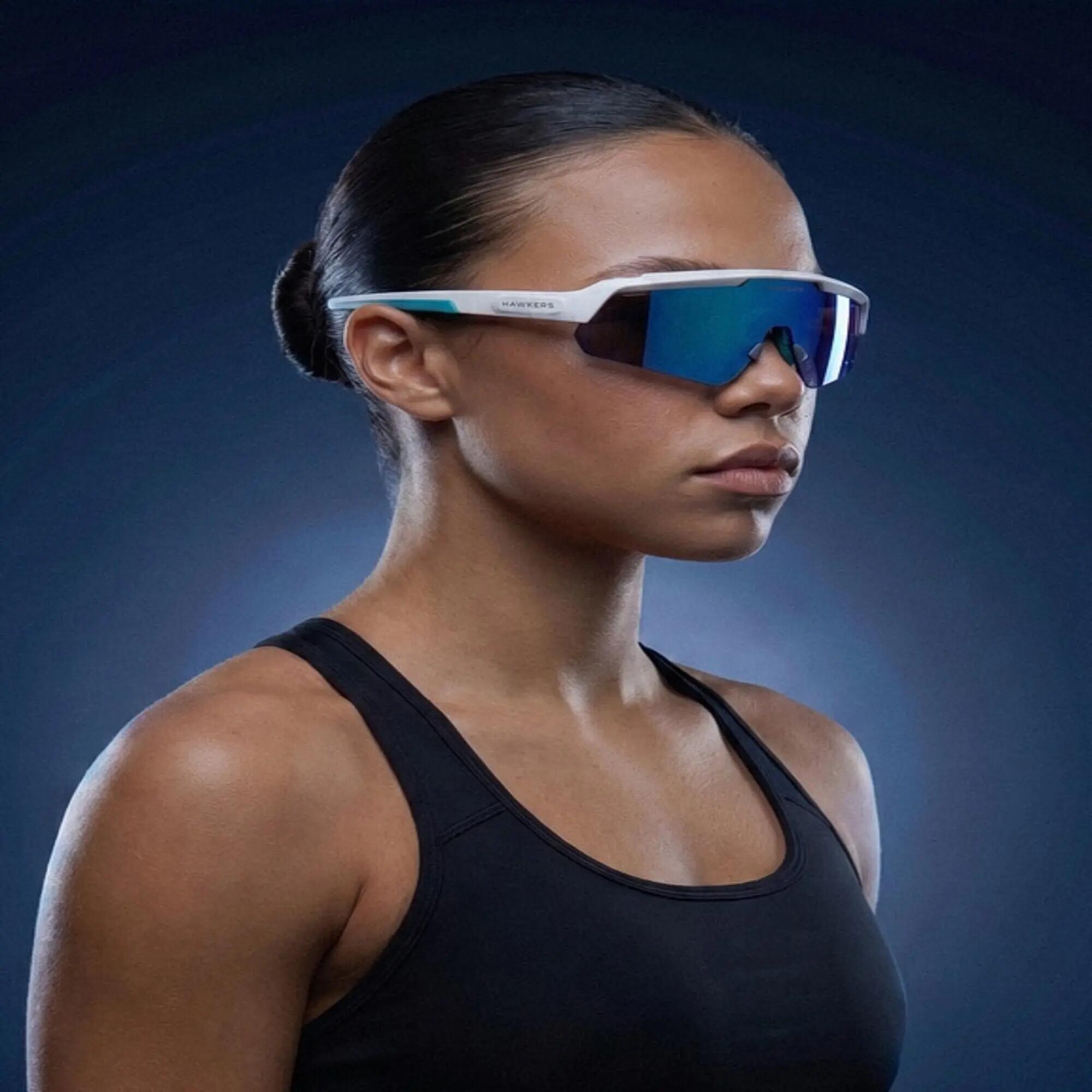 Gafas de sol deportivas Adulto Hawkers Blaze White Sky categoria 3 3/7
