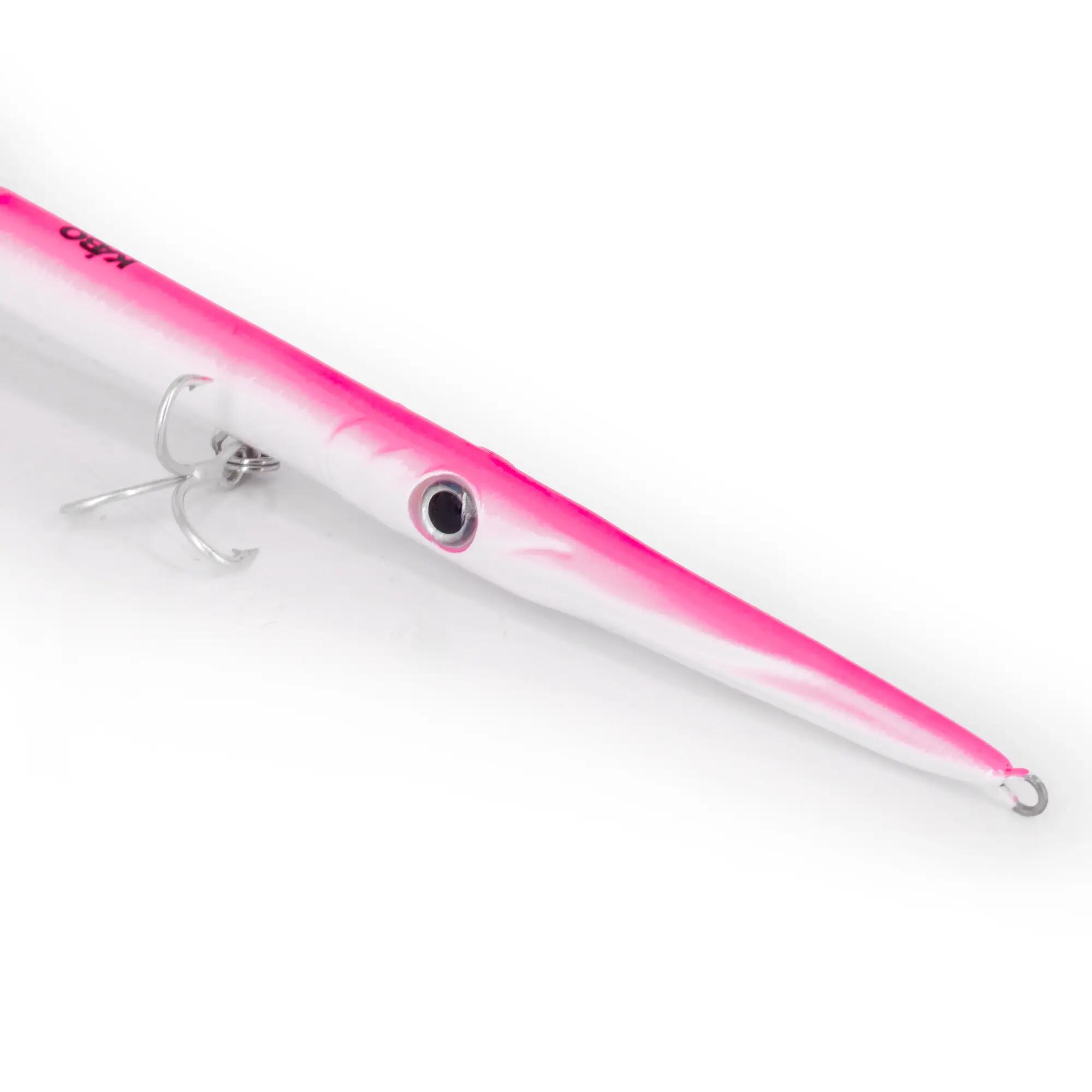 Needle pesca spinning mare Jatsui Kabo Aguglia jointed rosa perla 255mm sinking 3/5