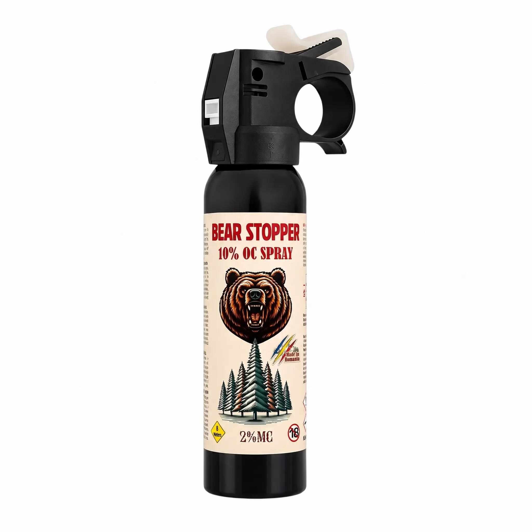Spray anti-urs cu piper 200ml Bear Stopper, 10% OC, 8m