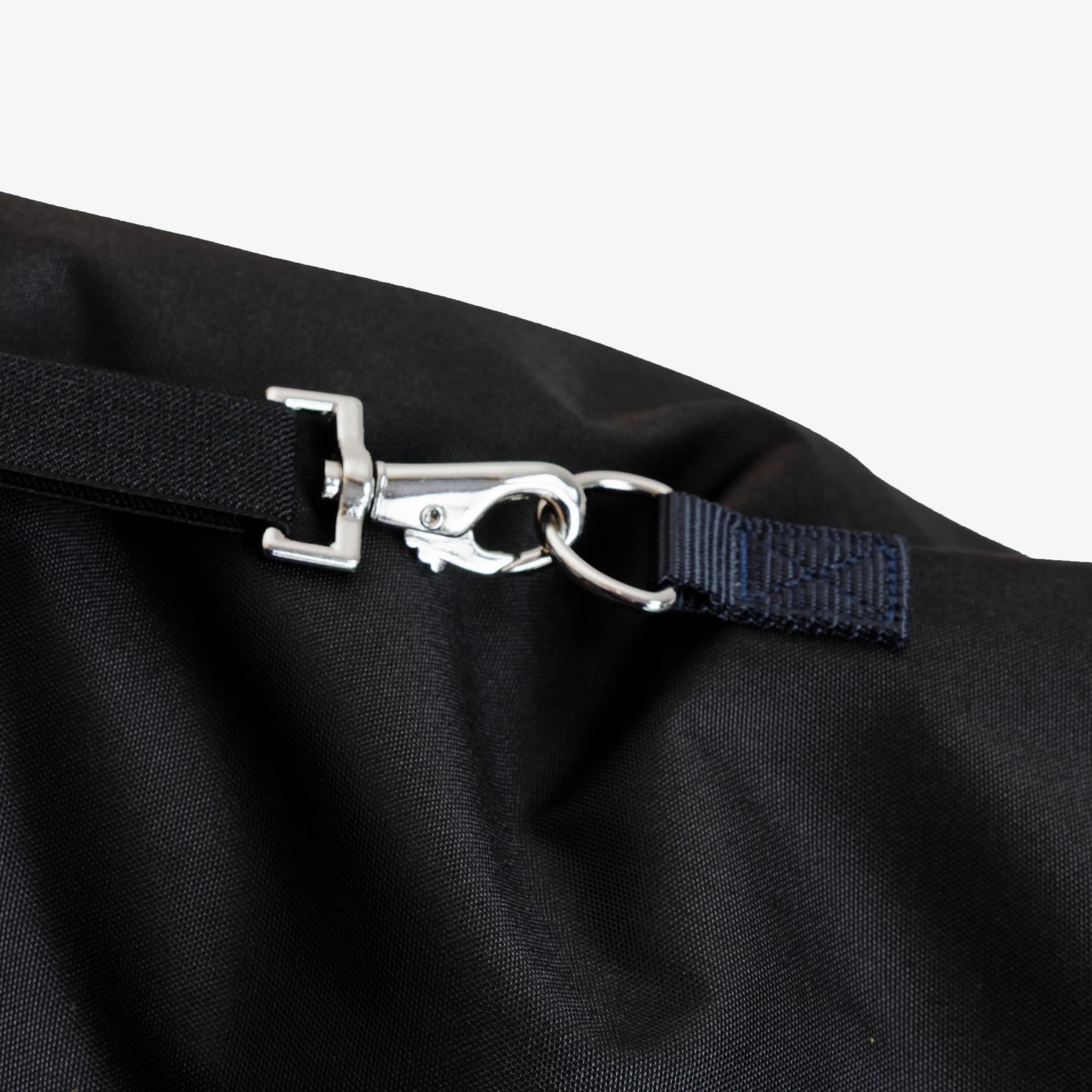 Couvre cou Cheval imperméable 0 gr 600D - Allweather light noir 4/4