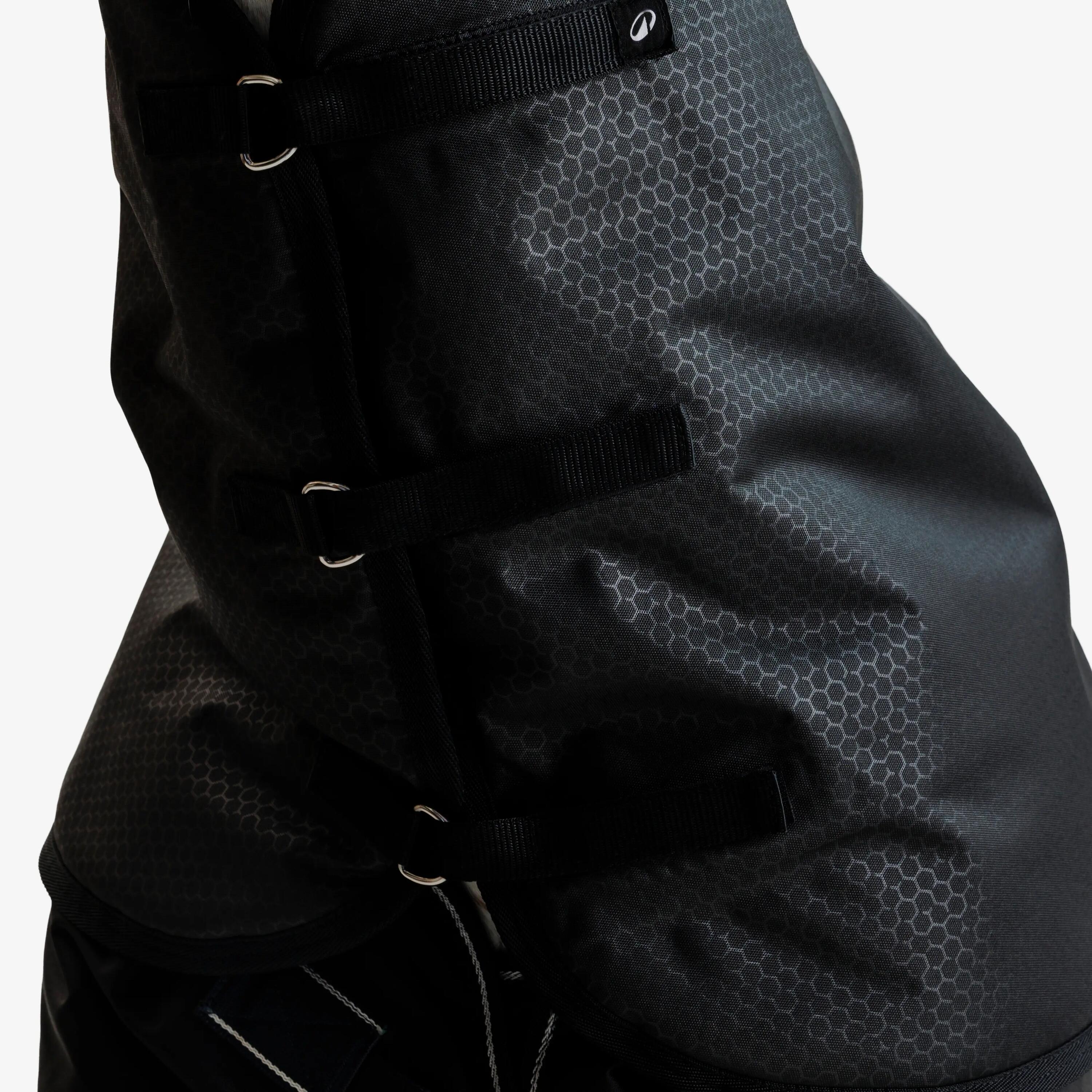 Couvre cou Cheval imperméable 0 gr 600D - Allweather light noir 2/4
