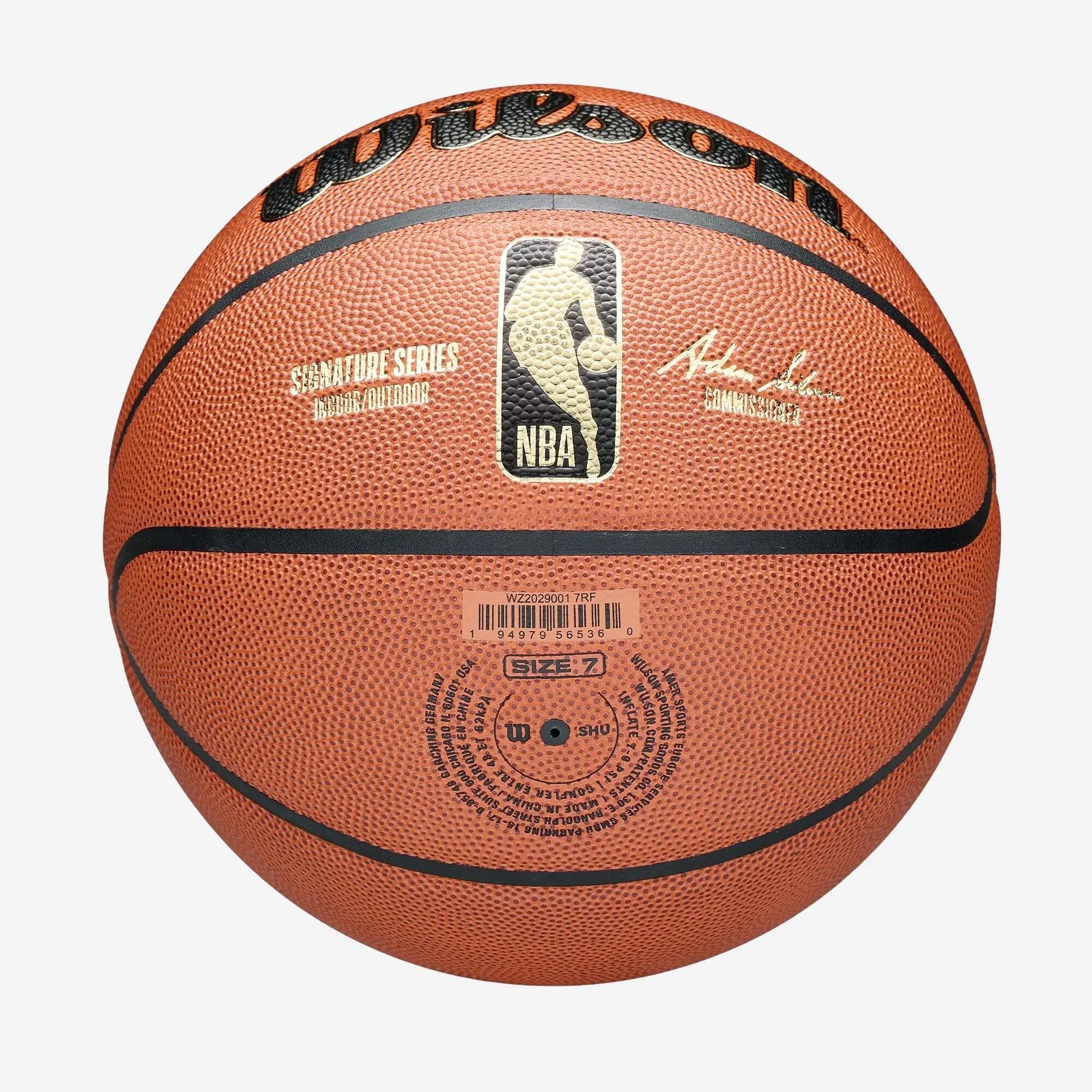 Ballon de basketball Taille 7 - NBA Signature Series S7 orange 9/9
