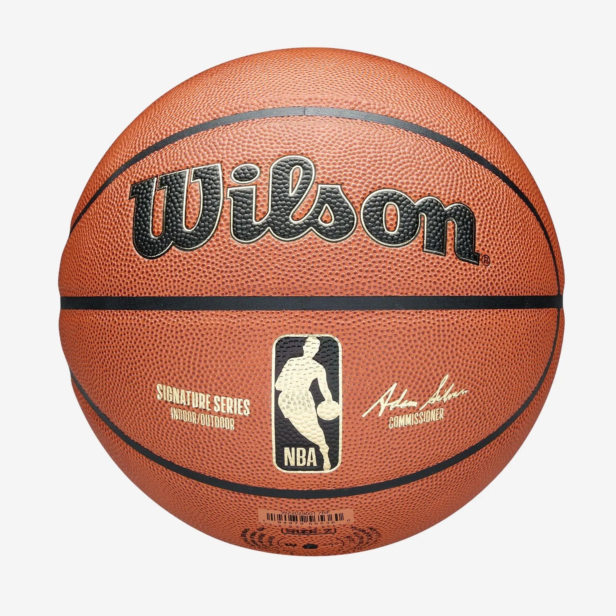 Ballon de basketball Taille 7 - NBA Signature Series S7 orange 8/9