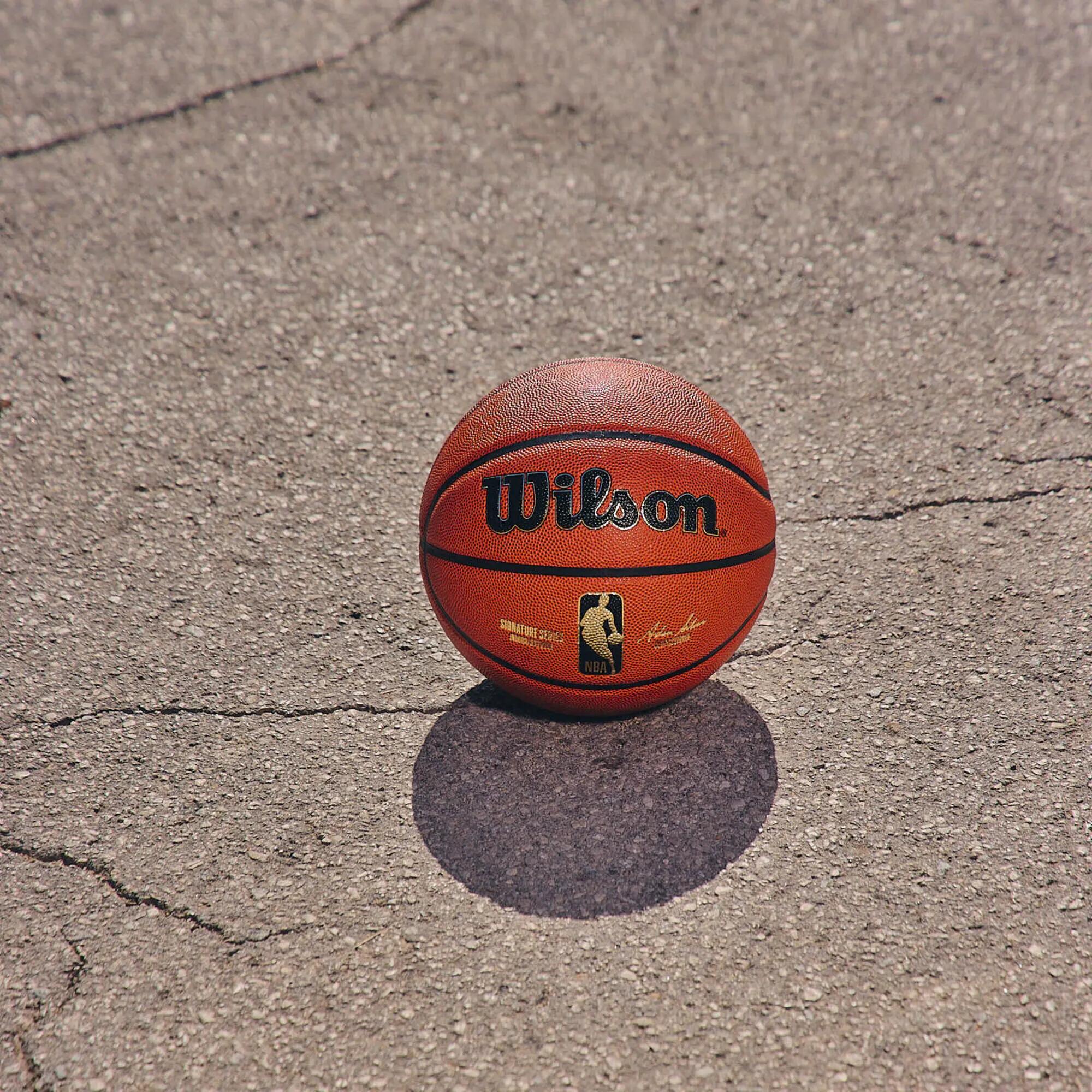 Ballon de basketball Taille 7 - NBA Signature Series S7 orange 4/9