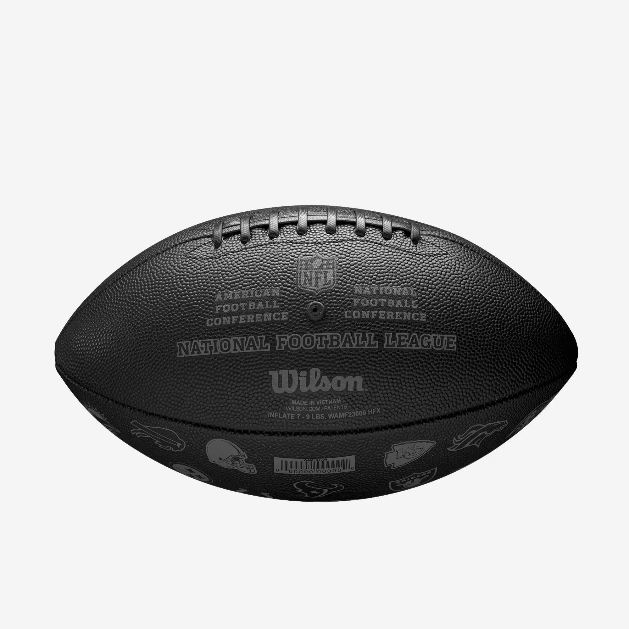 Ballon de football américain - Replica NFL officiel Throwback 32 équipes noir 7/8