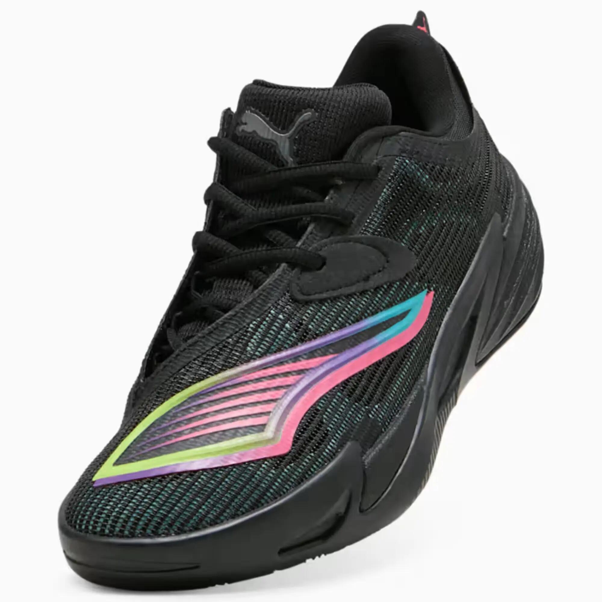 Chaussures de basketball Adulte - All-Pro Nitro 2 noir et vert 7/8
