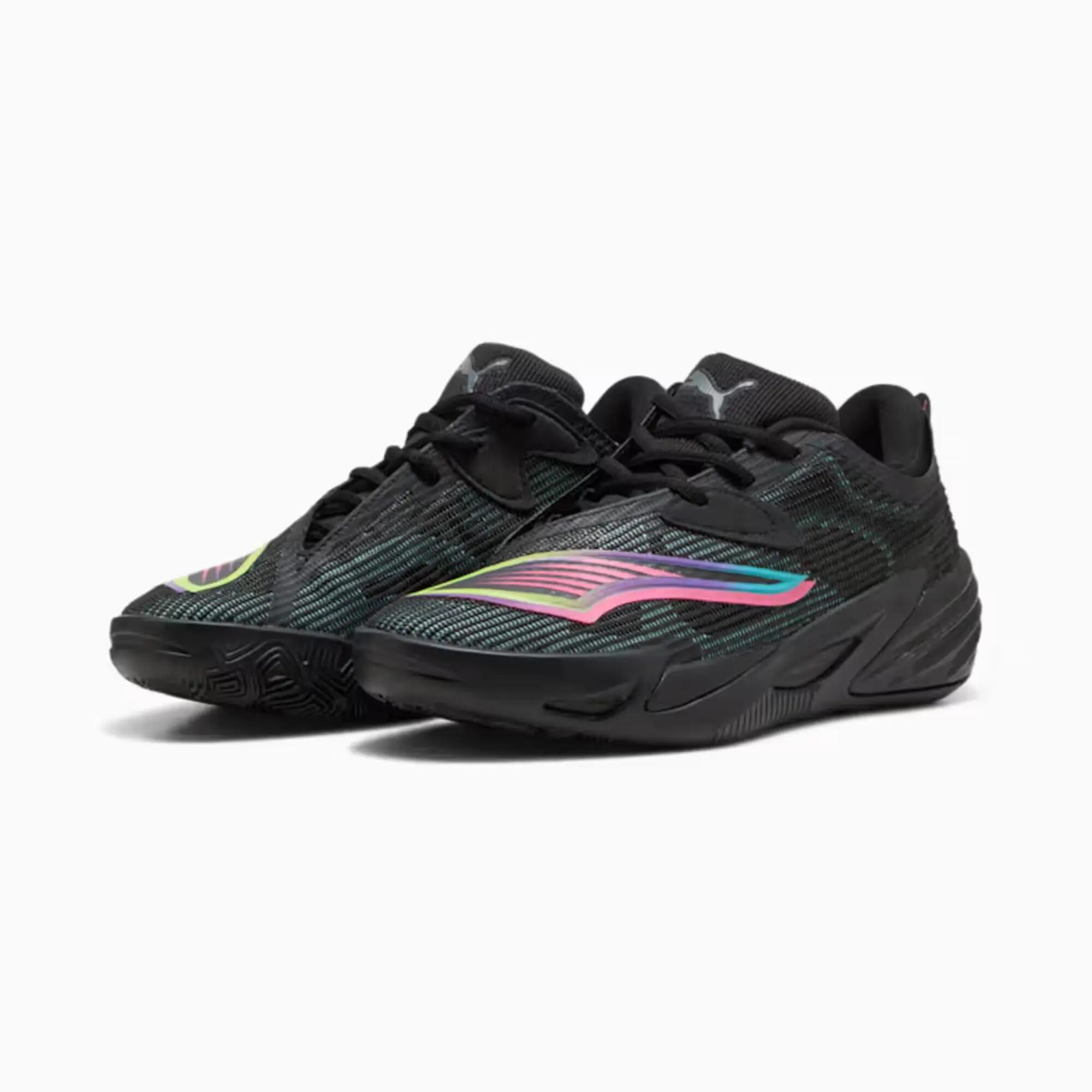 Chaussures de basketball Adulte - All-Pro Nitro 2 noir et vert 2/8