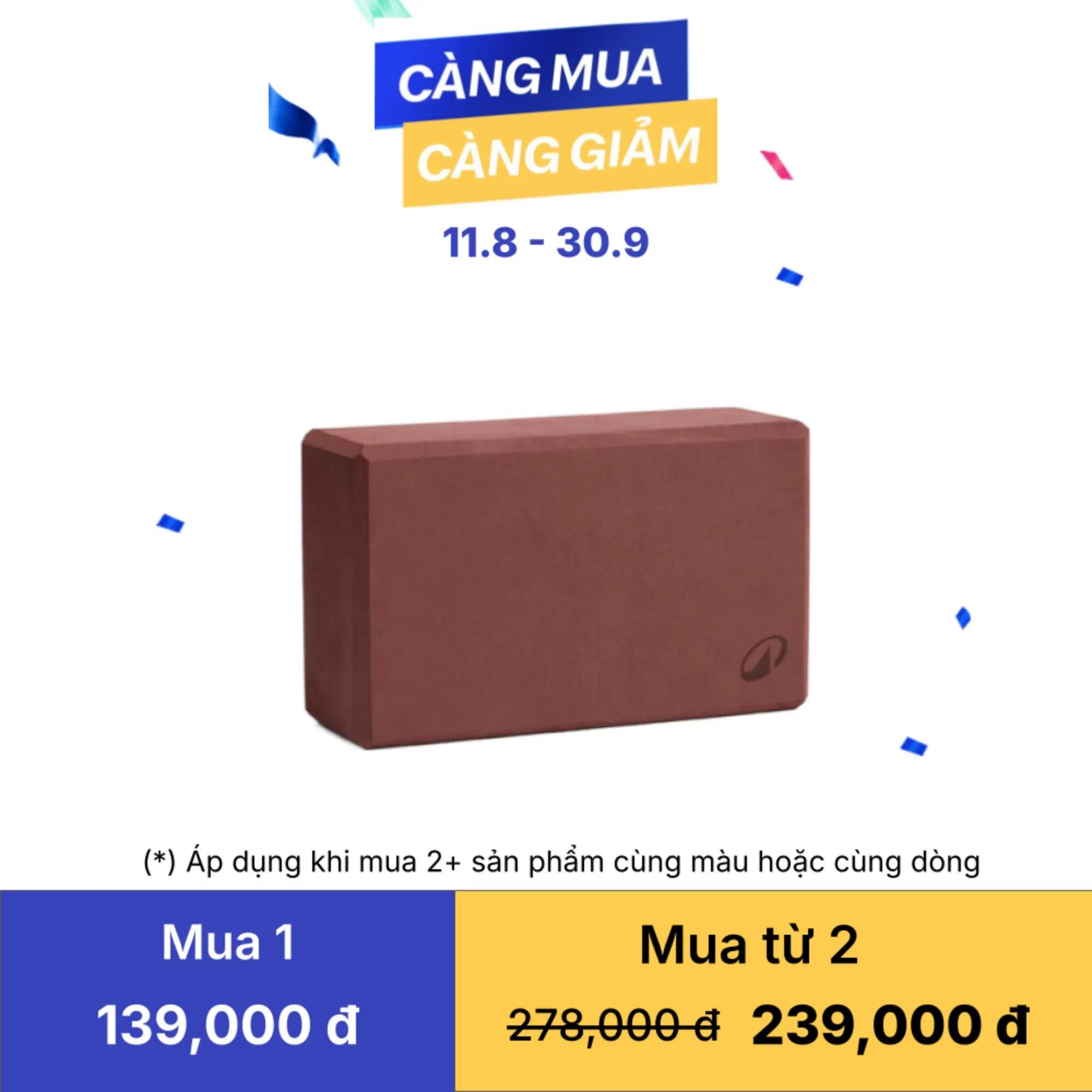 Cărămidă yoga din spumă, Roșu 5/12