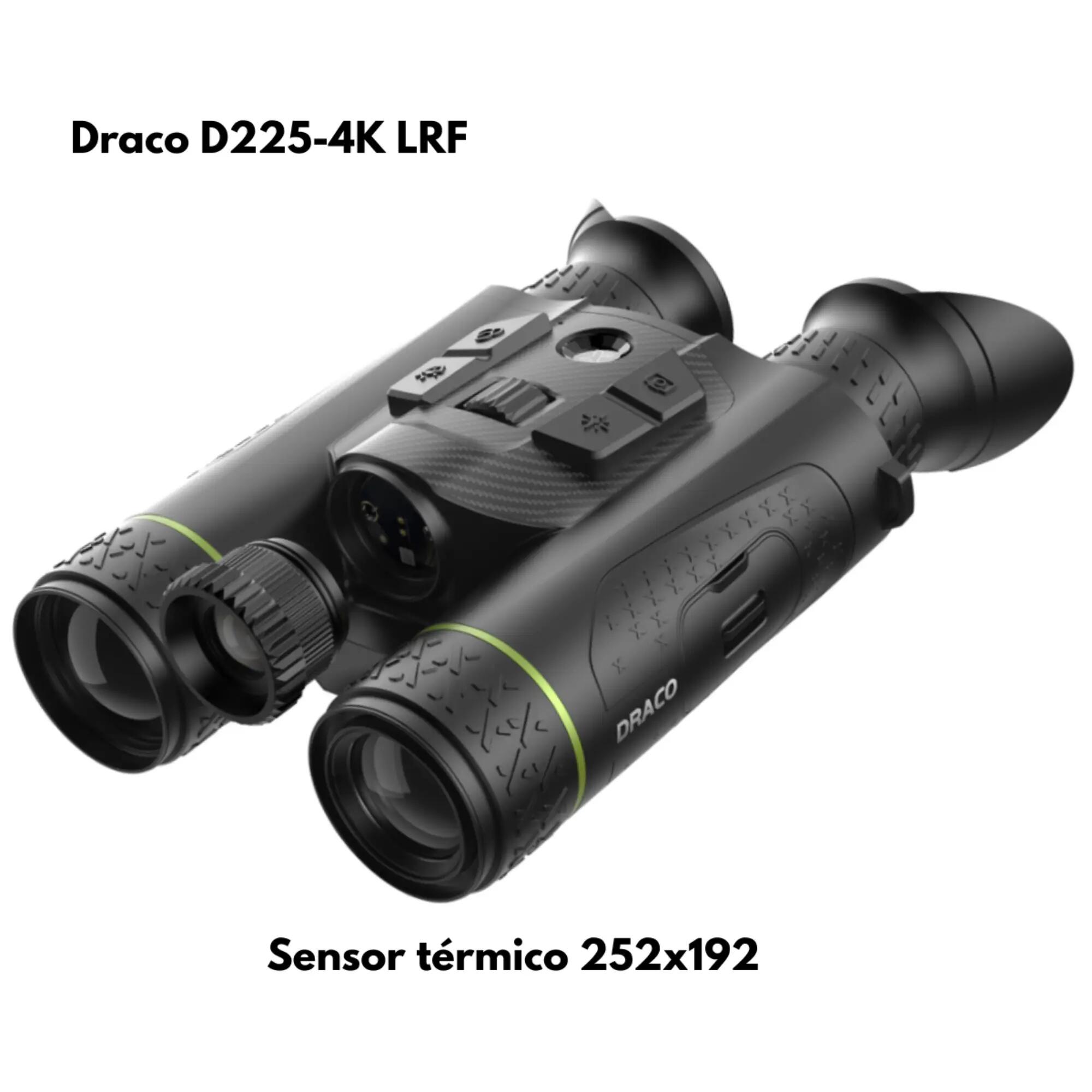 Prismáticos térmicos DRACO D225-4K LRF visión nocturna y telémetro láser - CD 2/11