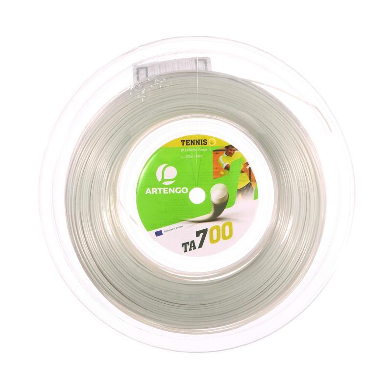 CORDAGE DE TENNIS TA700 REEL BLANC