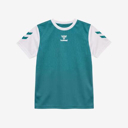 T-shirt de handball enfant - Hummel gris / jaune