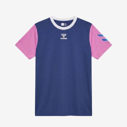 T-shirt de Handball Femme - Maillot panoplie bleu/rose