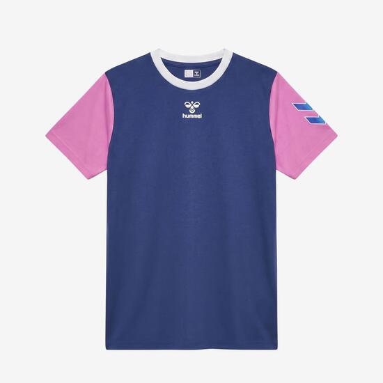 T-shirt de Handball Femme - Maillot panoplie bleu/rose