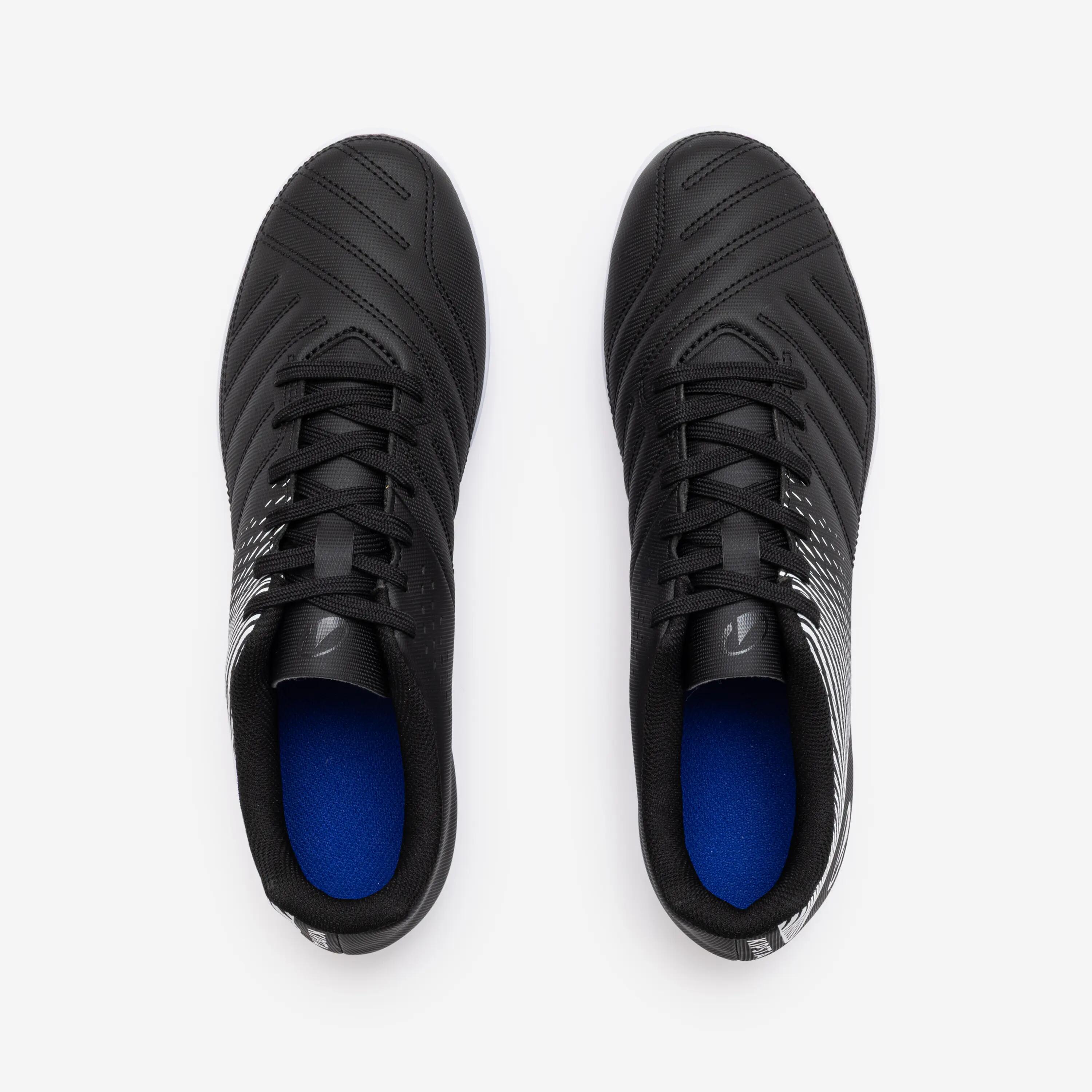 Chaussures de football adulte à lacets 100 FGAG noir 5/6