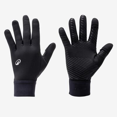 Guanti calcio bambini KEEPDRY 500 neri