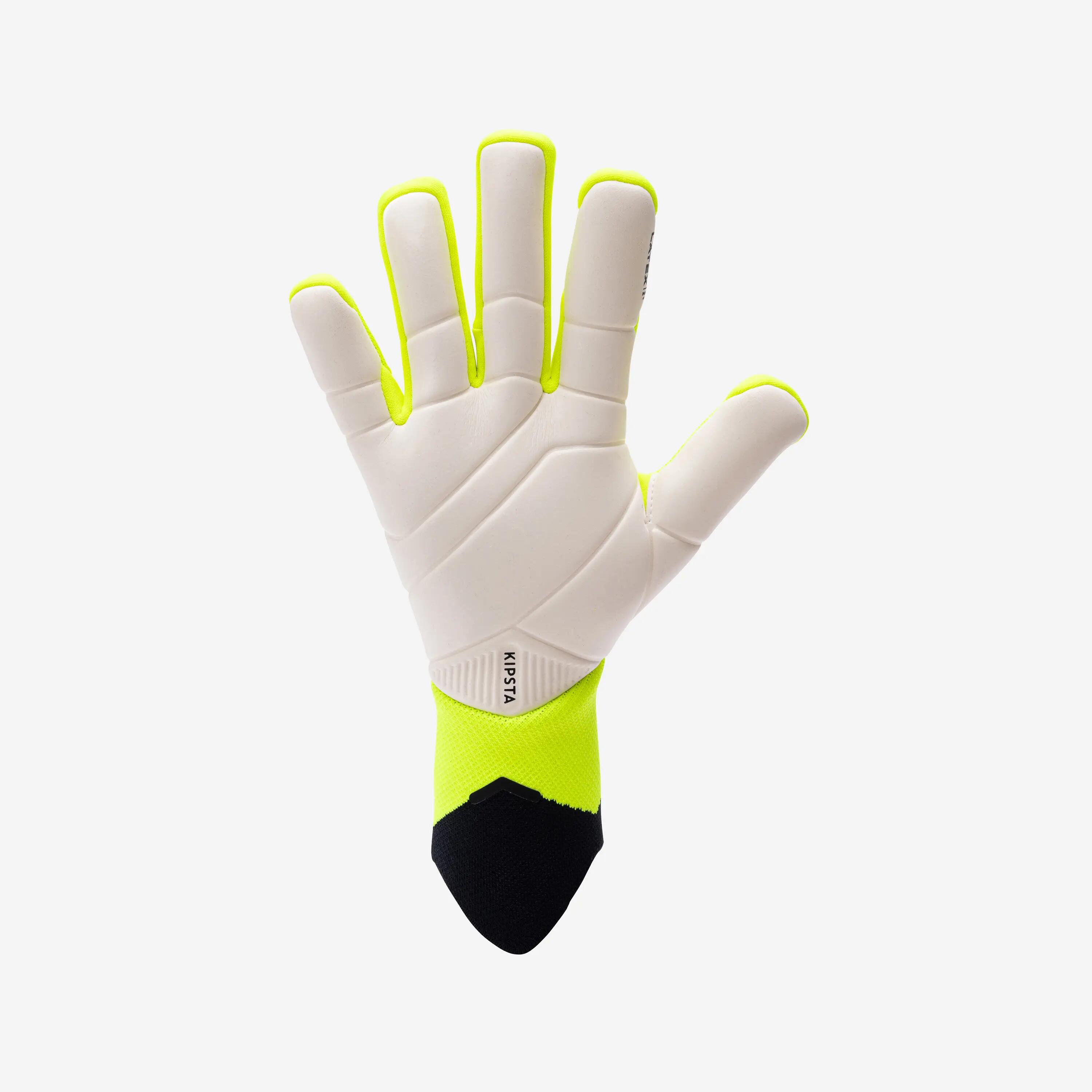 Gant de gardien de but CLR Pro adulte strapless jaune/noir 4/8