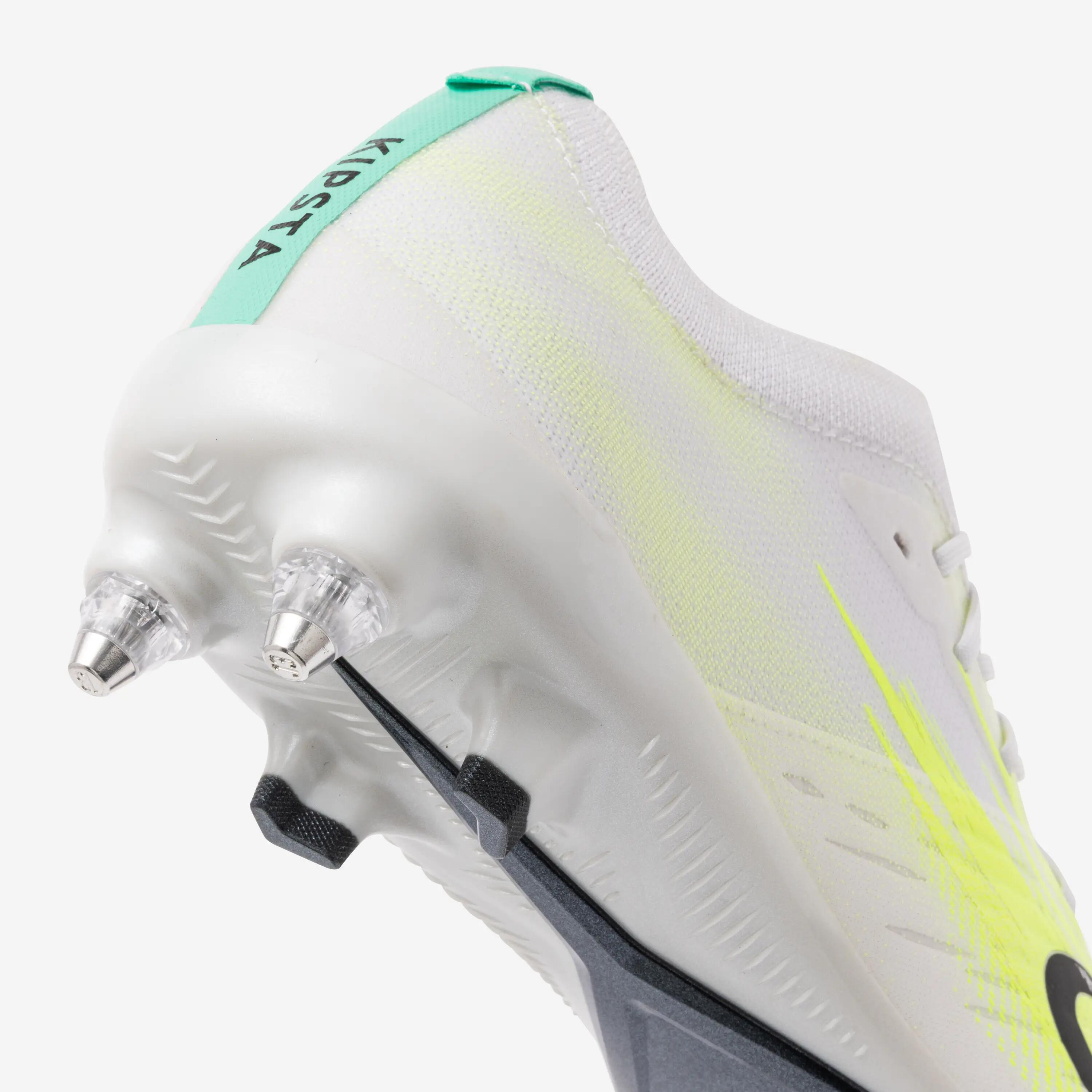 Chuteiras de futebol CLR 7 Elite SG White Yellow Meteor adulto 3/6